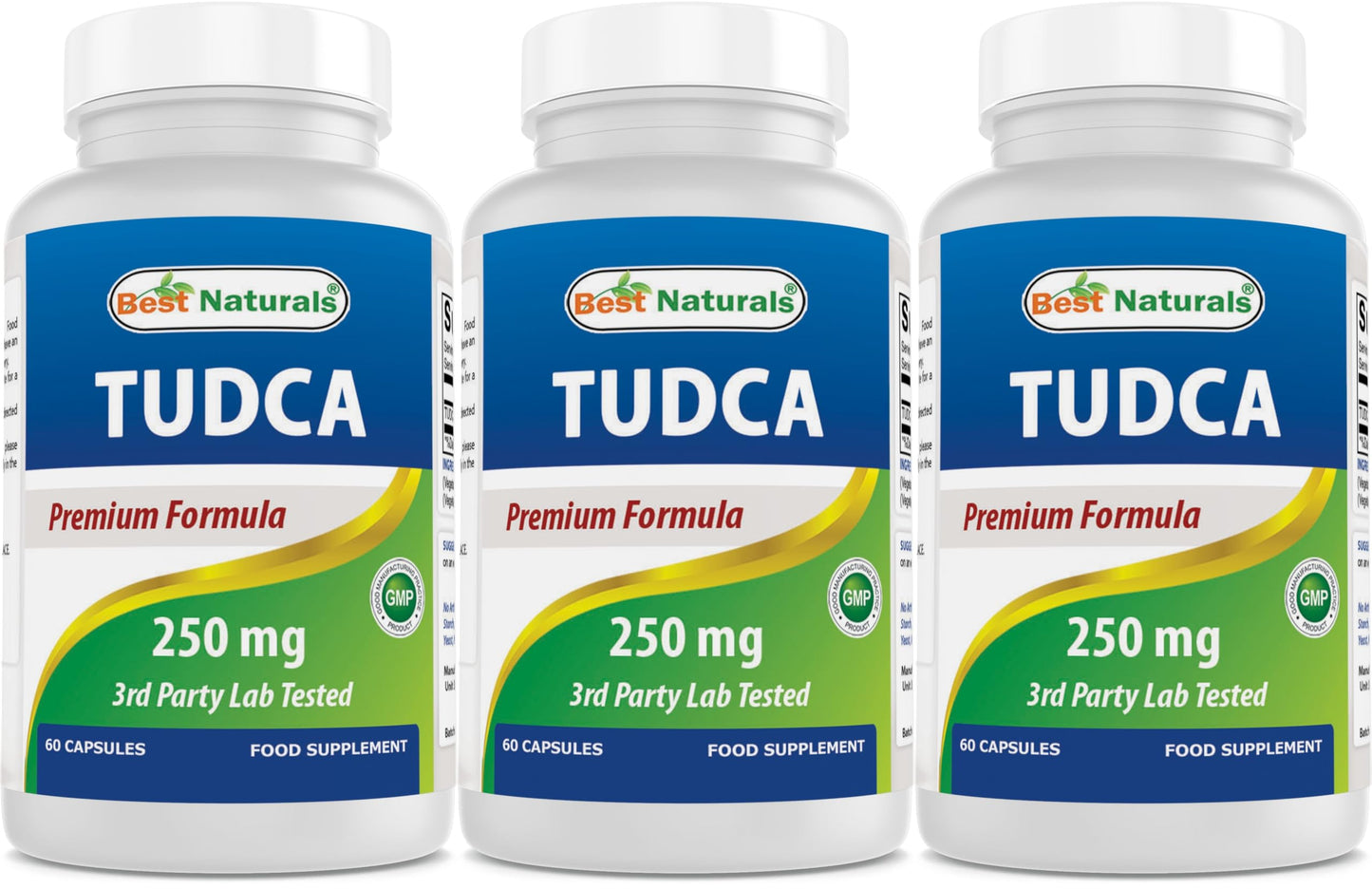Best Naturals TUDCA 250mg (Tauroursodeoxycholic Acid) Capsules 180
