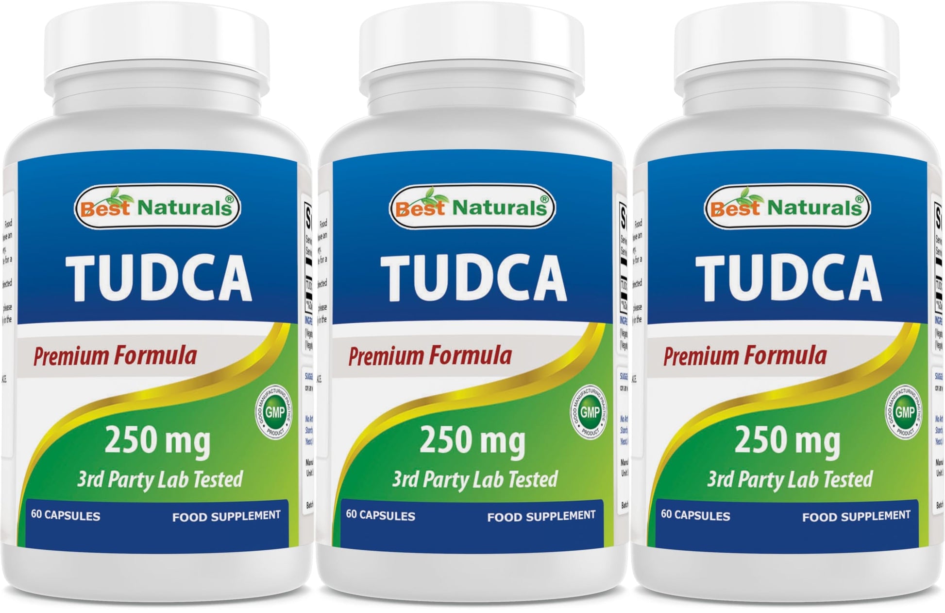 Best Naturals TUDCA 250mg (Tauroursodeoxycholic Acid) Capsules 180
