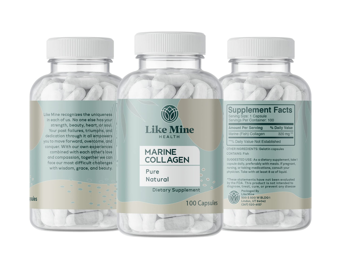 Like Mine Marine Collagen Capsules 100