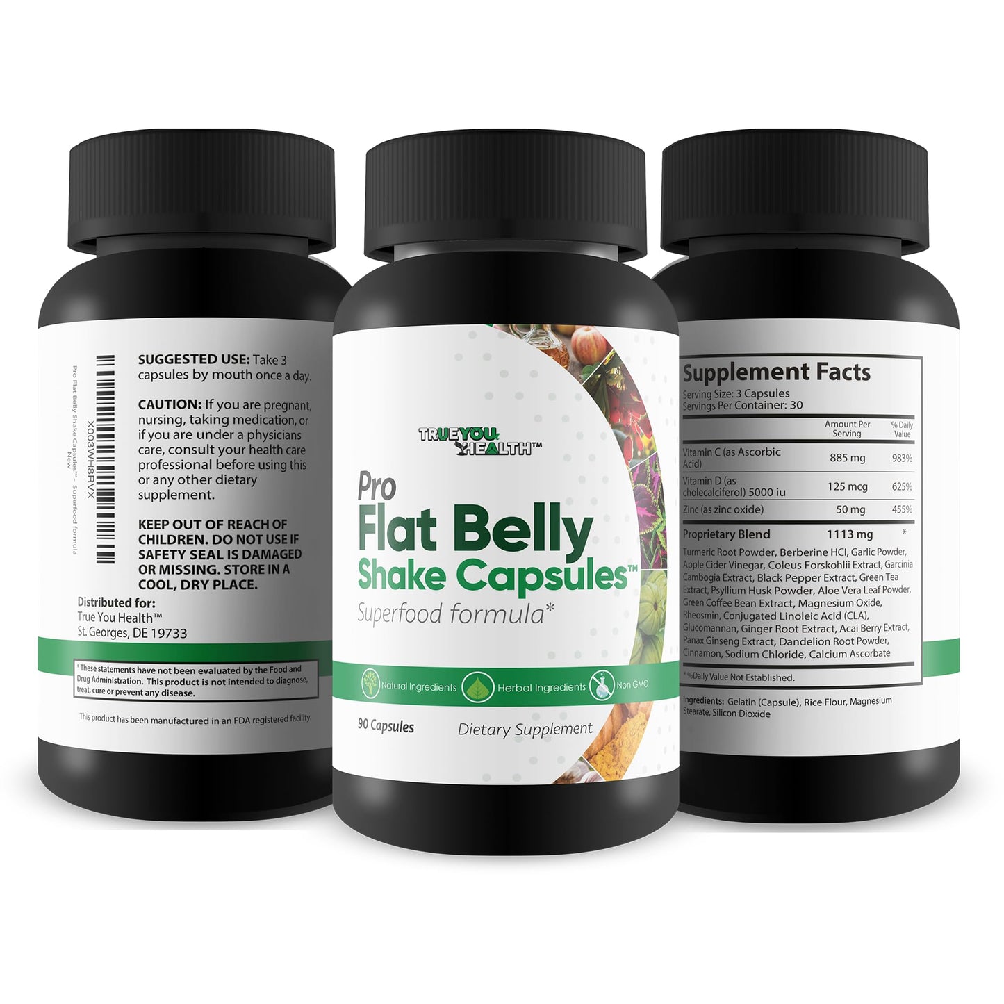 True You Health Pro Flat Belly Shake Capsule 1 Count