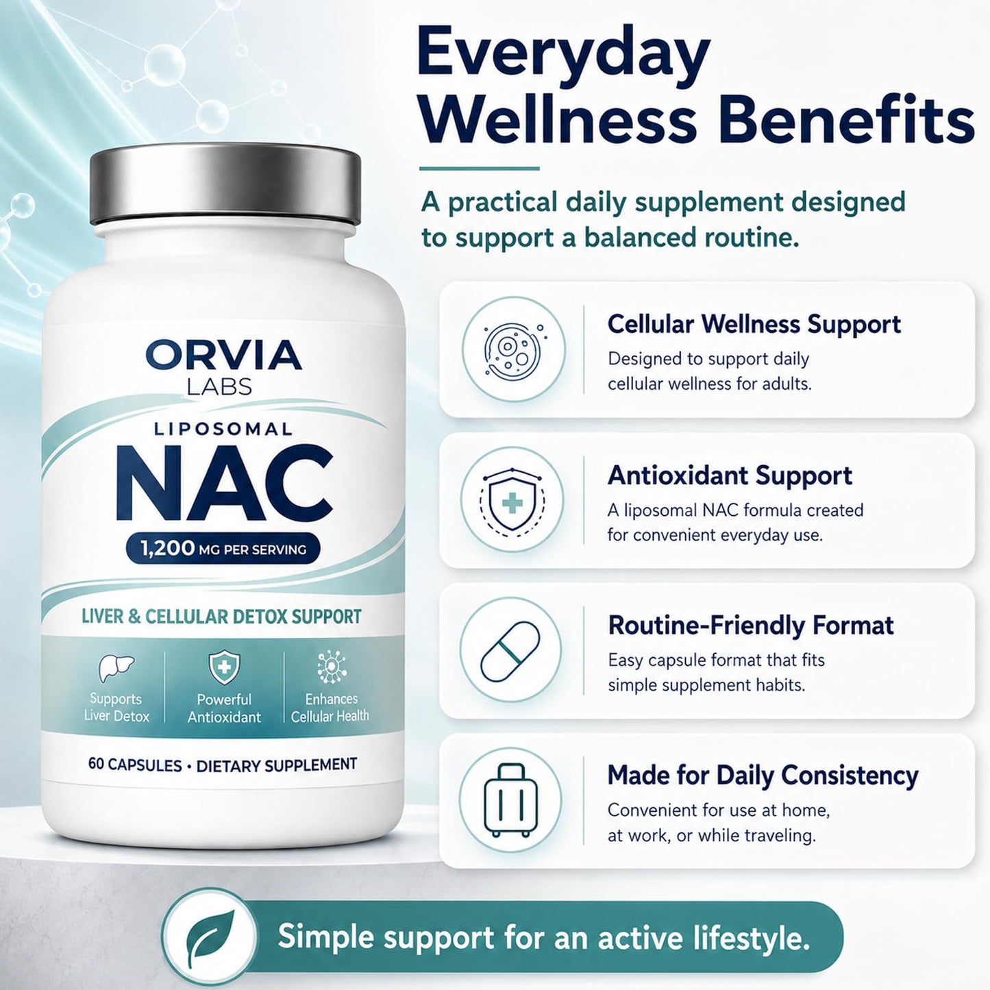Hyuikiu Liposomal NAC Supplement Capsule 60 Capsules
