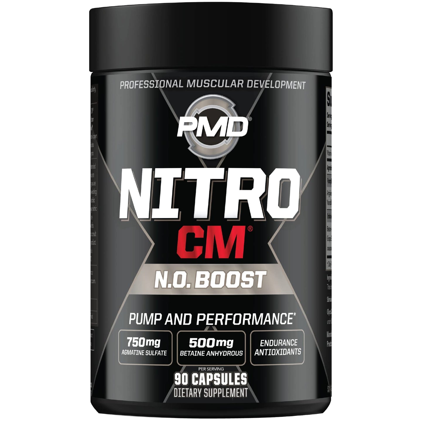 PMD Nitro CM Nitric Oxide with Agmatine Capsules, 90 Capsules