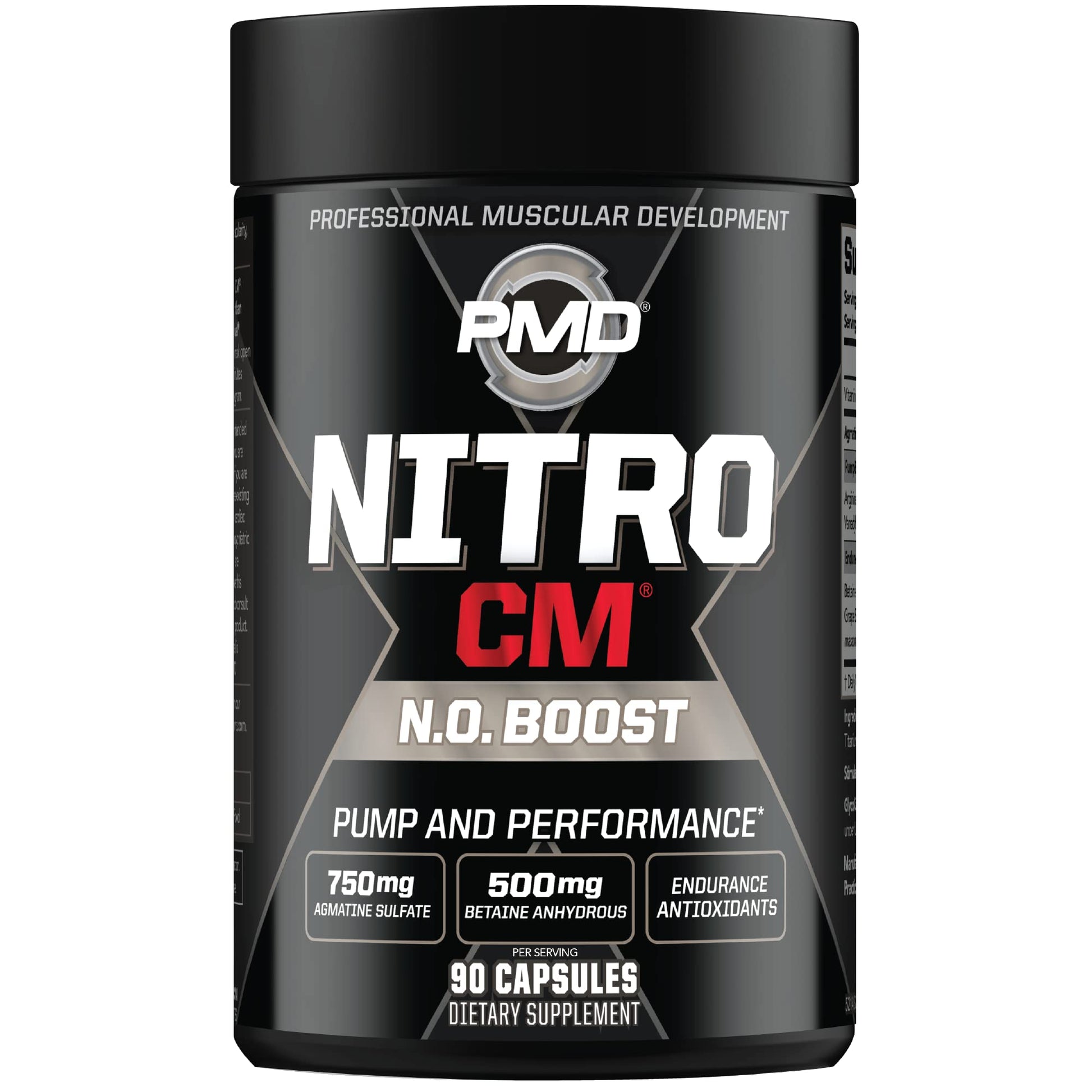PMD Nitro CM Nitric Oxide with Agmatine Capsules, 90 Capsules