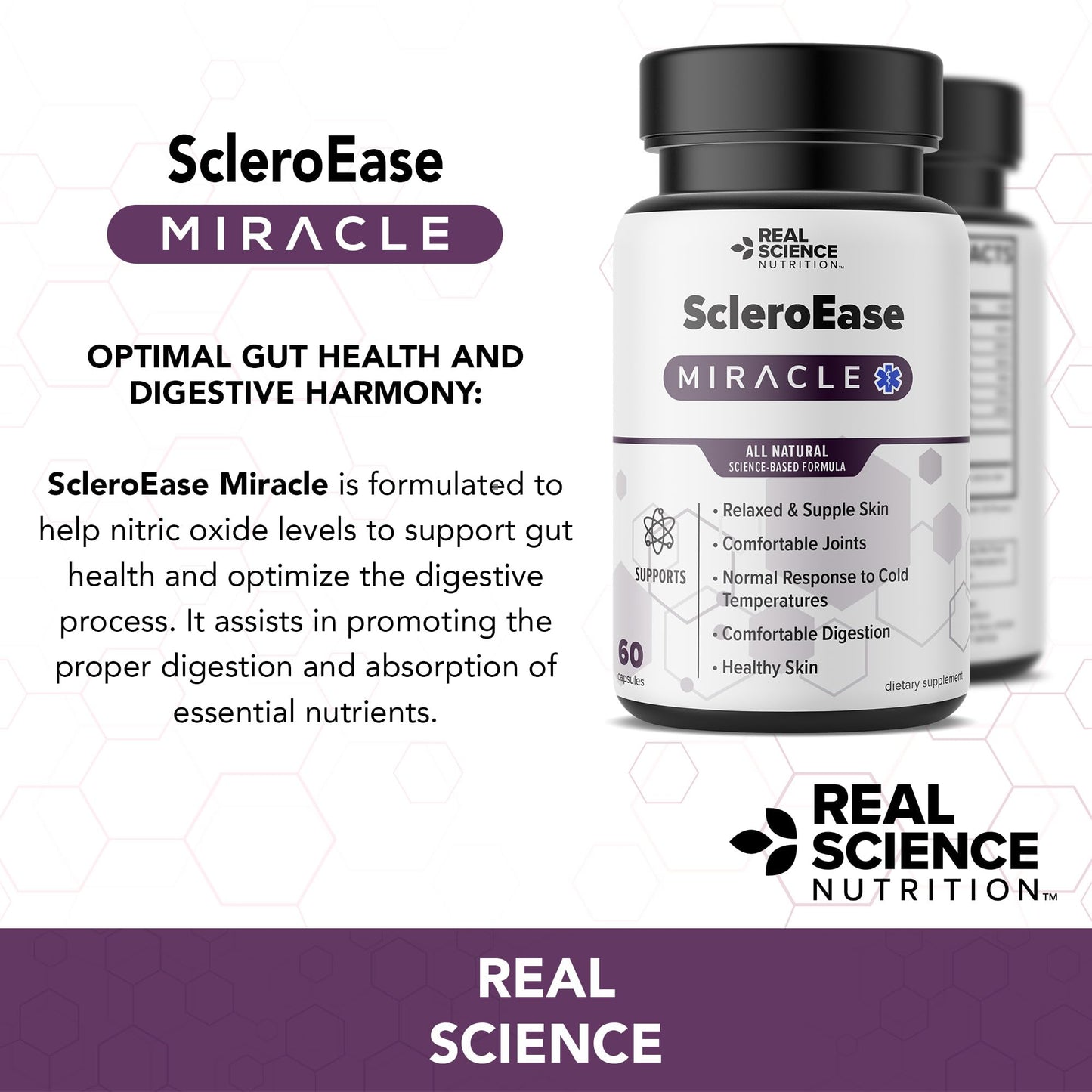 Real Science Nutrition ScleroEase Capsule 60 Count
