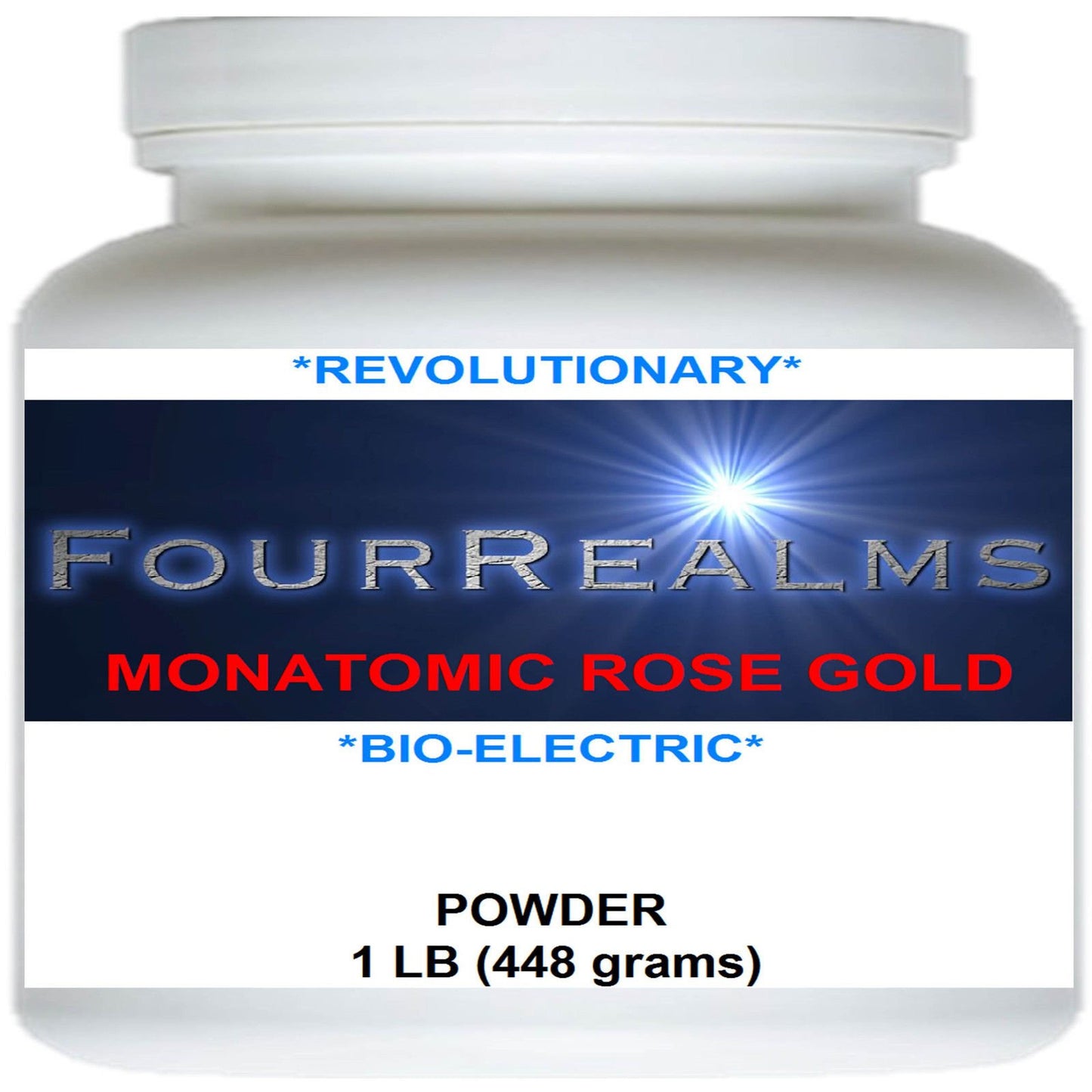 Mother Earth Alchemy Fourrealms Monatomic Rose Gold Powder 16