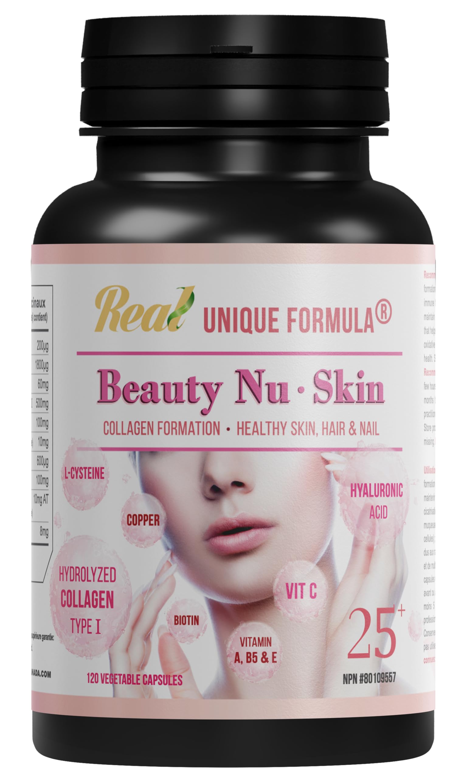 Unique Formula Premium Beauty Skin 25+ Collagen Capsule, 120 Count