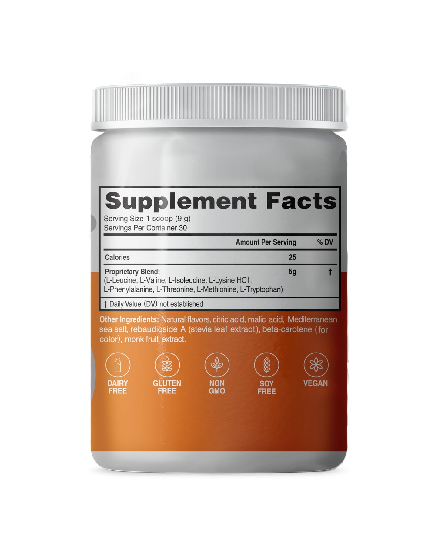 Advanced Bionutritionals Advanced Amino Powder, 6.92 oz, Citrus Zest