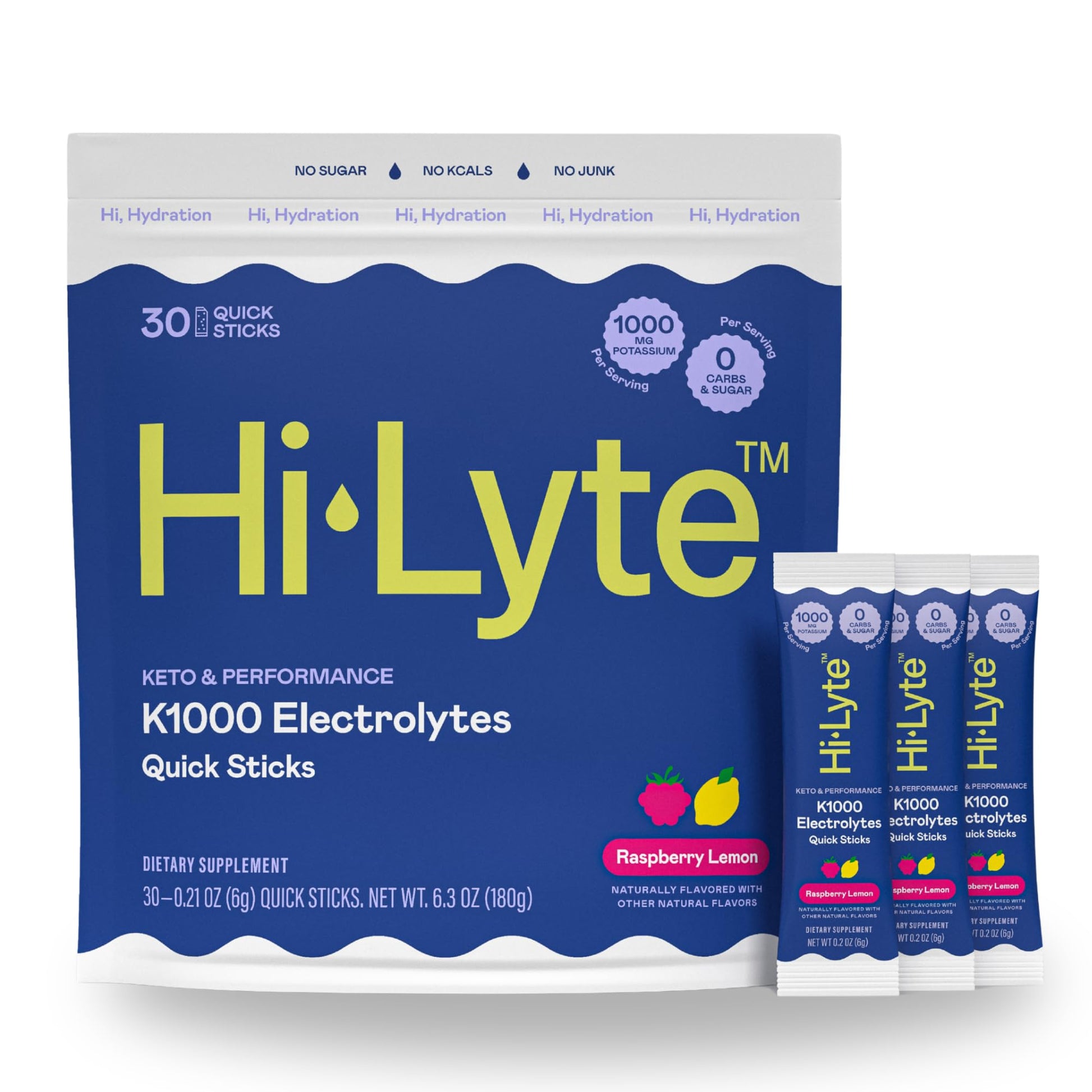 Hi-Lyte K1000 Electrolytes Powder 6.3 oz