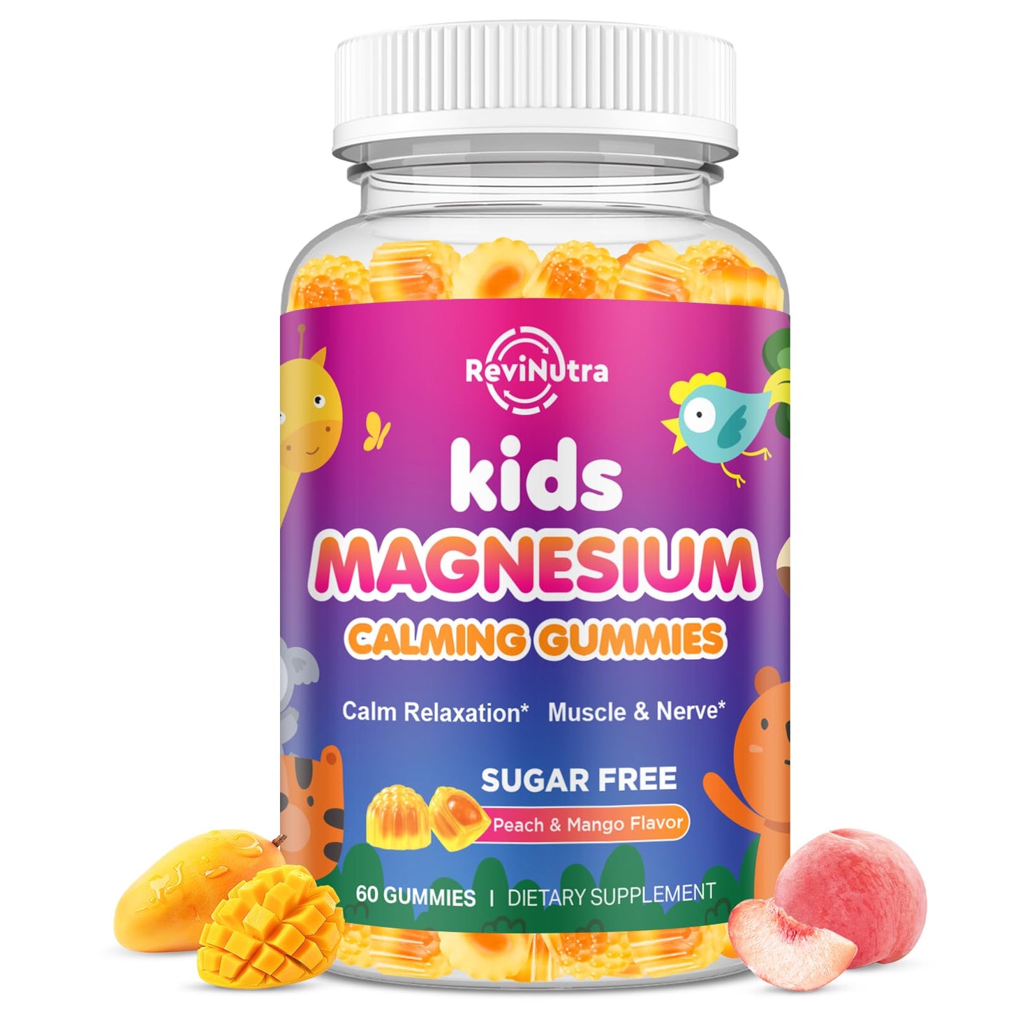 ReviNutra Magnesium Glycinate Gummies, Gummy, 60 Count