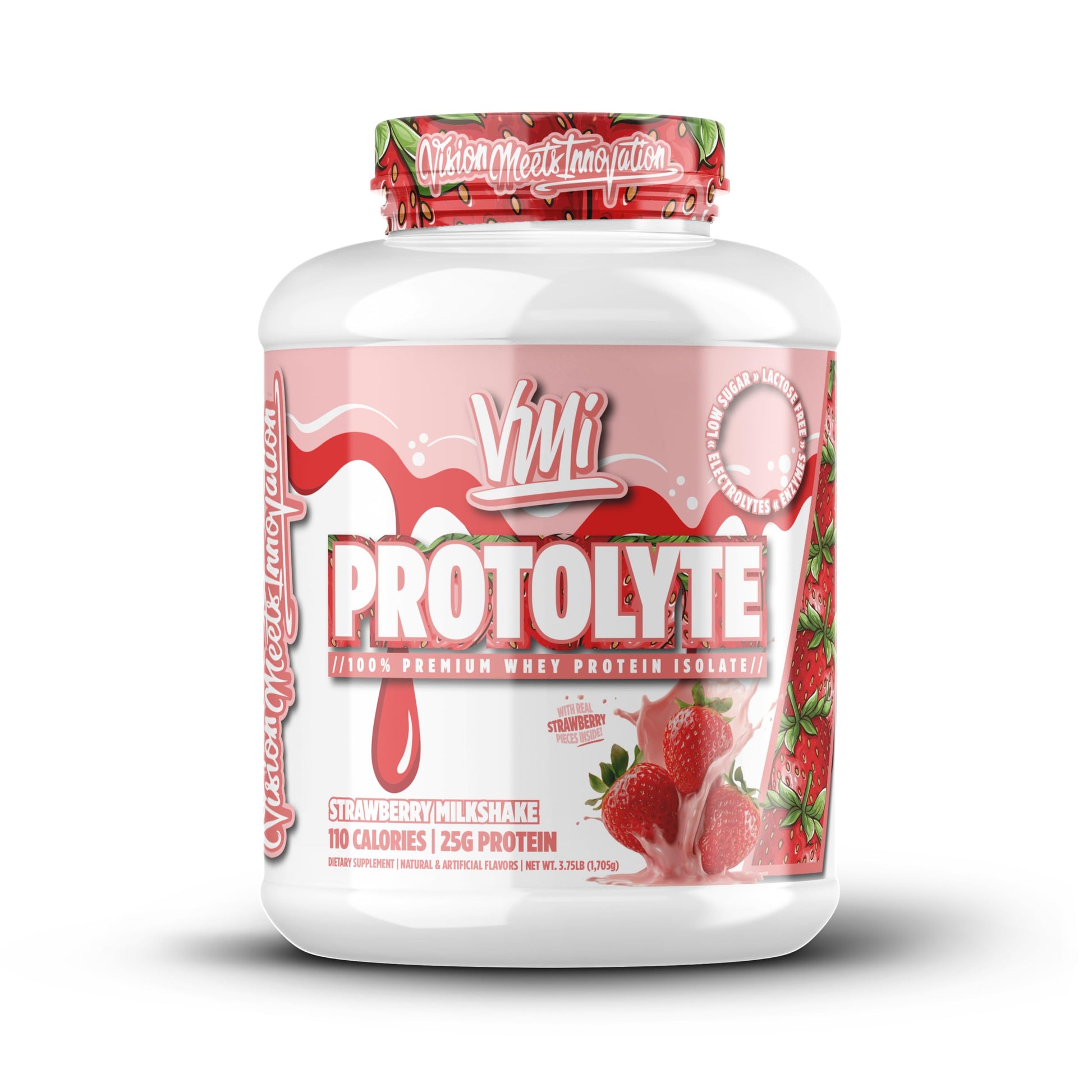 VMI Sports ProtoLyte Whey Isolate Protein Powder, 4.6 lb, Strawberry