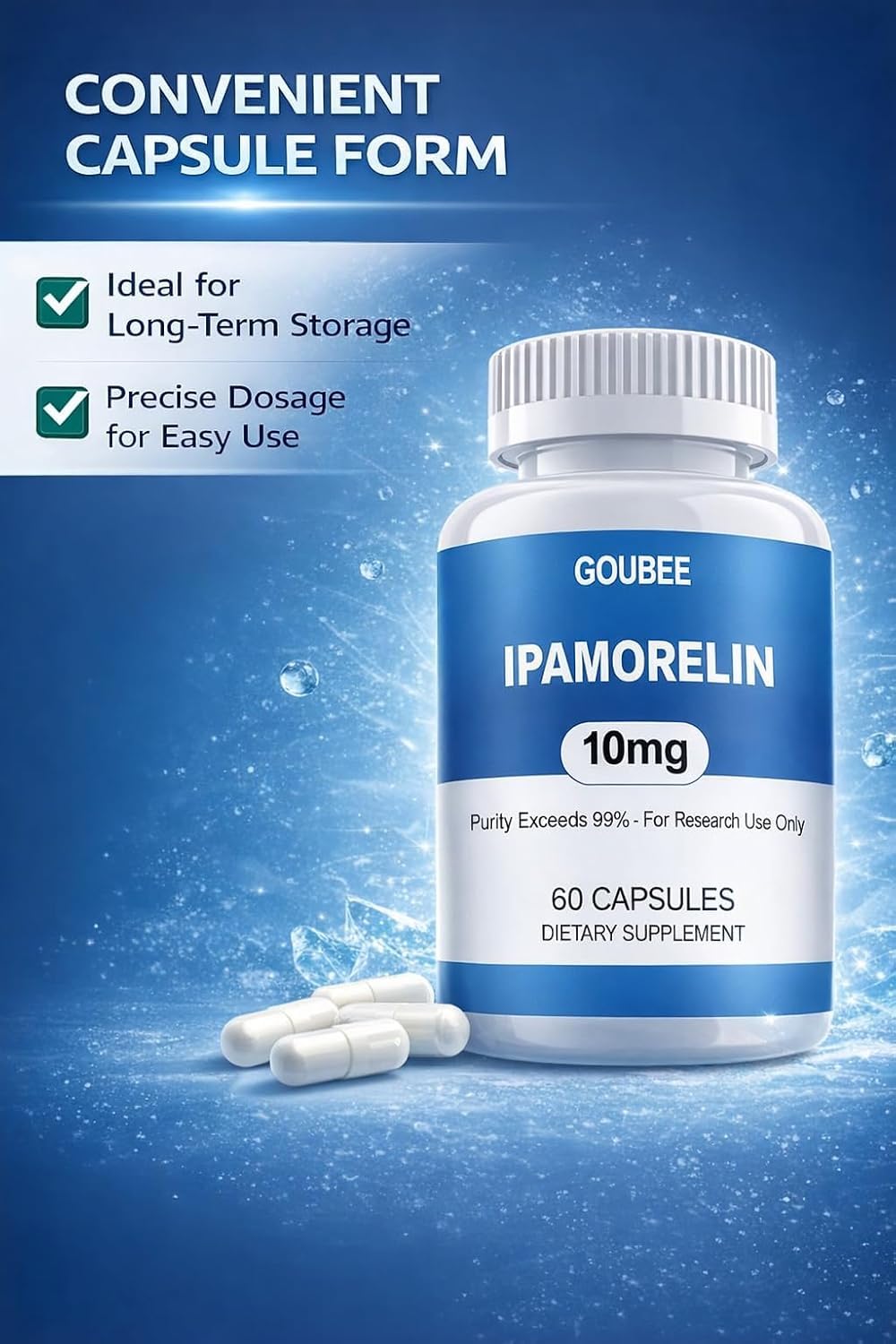 GOUBEE IPAMORELIN Capsules, 60 Count