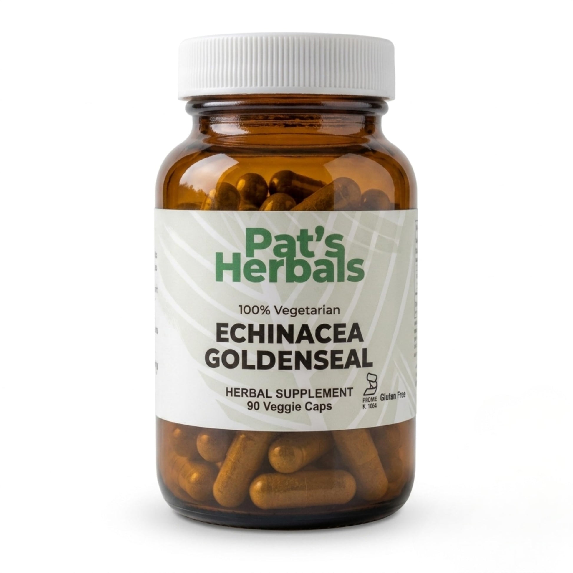 Pat's Herbals Echinacea Goldenseal Capsules 90 Count