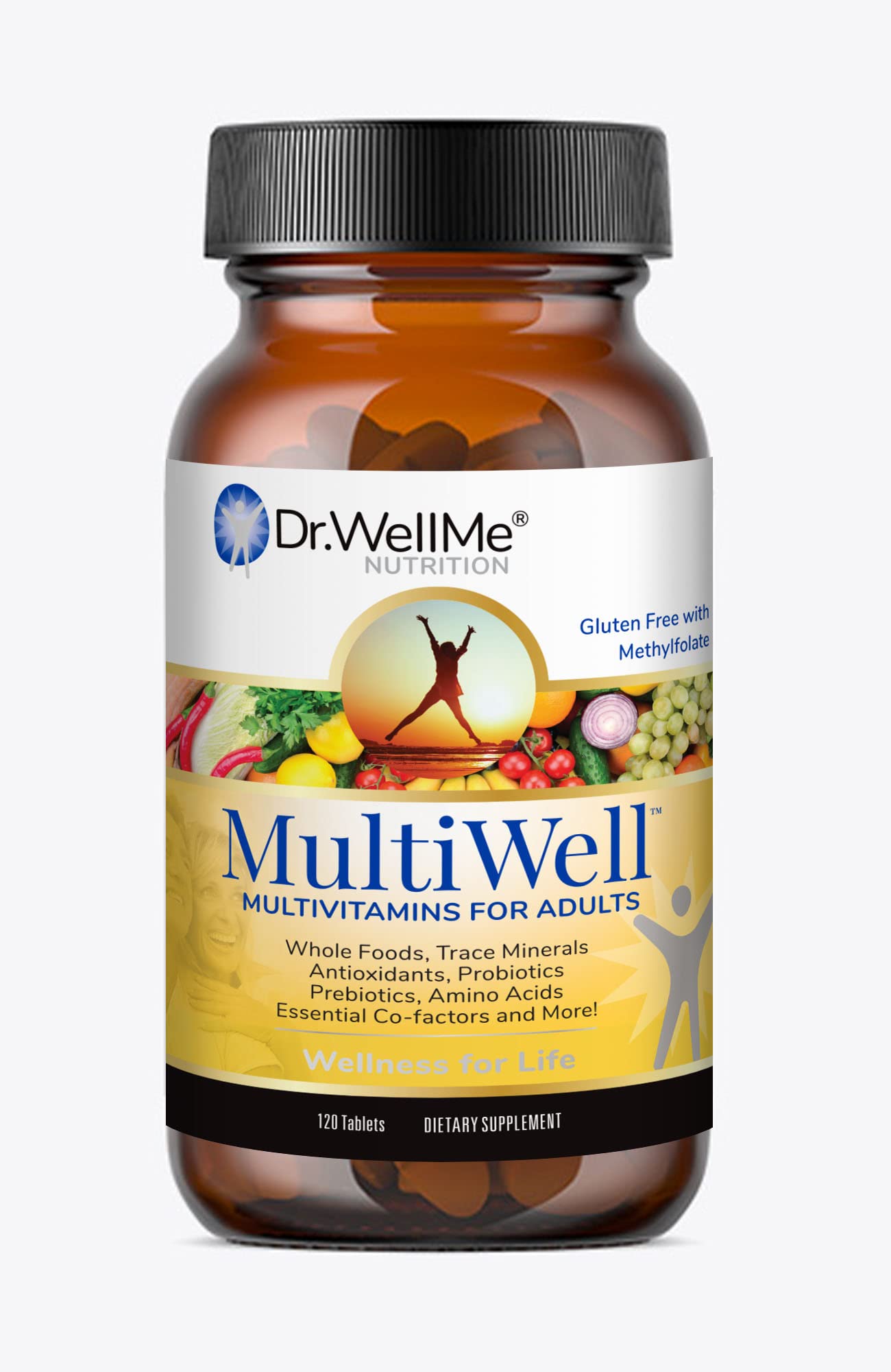 DR WELLME NUTRITION MultiWell Multivitamins for Adults 120 Tablets