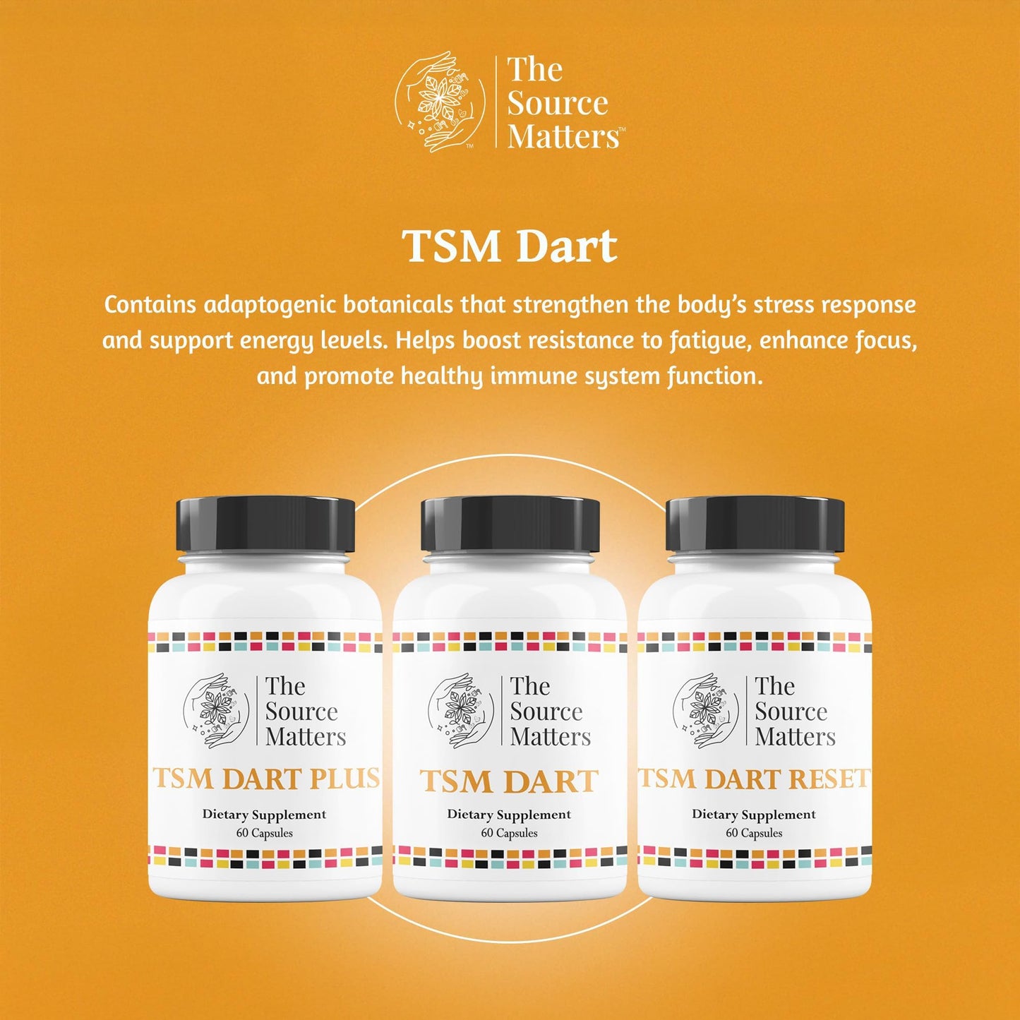 THE SOURCE MATTERS Dart Plus Dietary Supplement Capsules 60