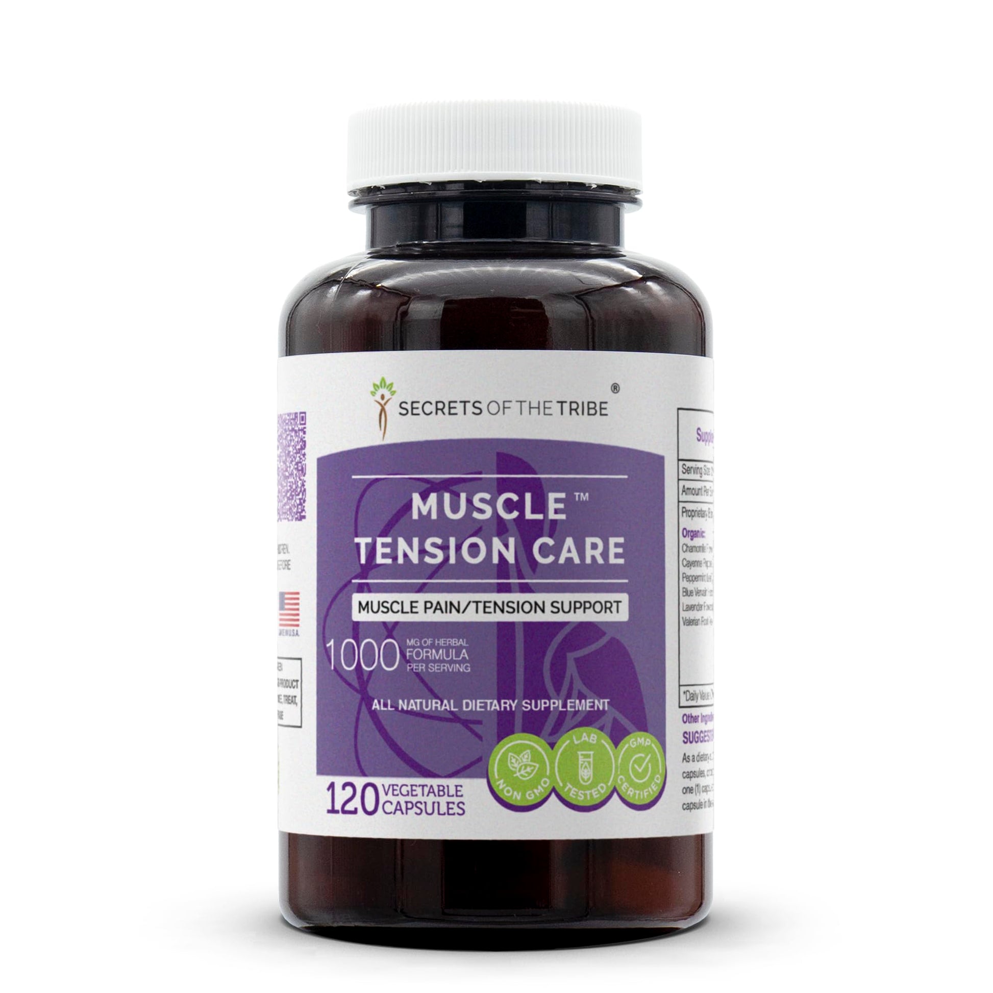 Secrets of the Tribe Muscle Tension Care Capsule 120 Capsules