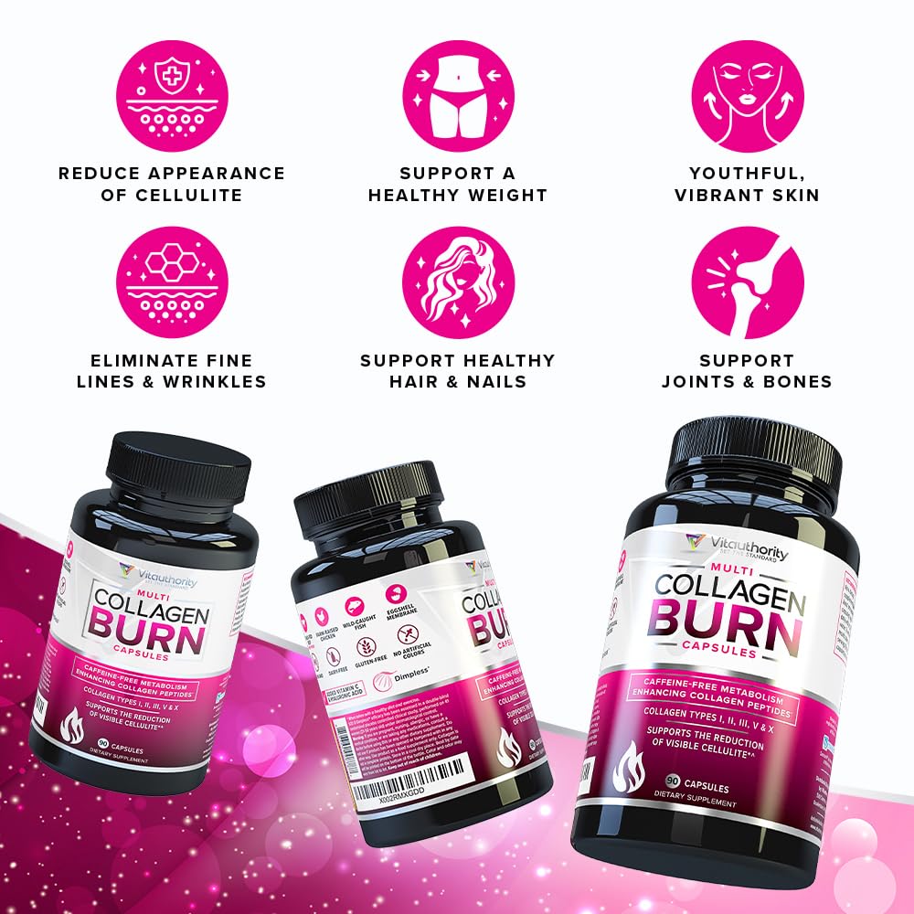 Vitauthority Multi Collagen Burn Capsule 90 Count