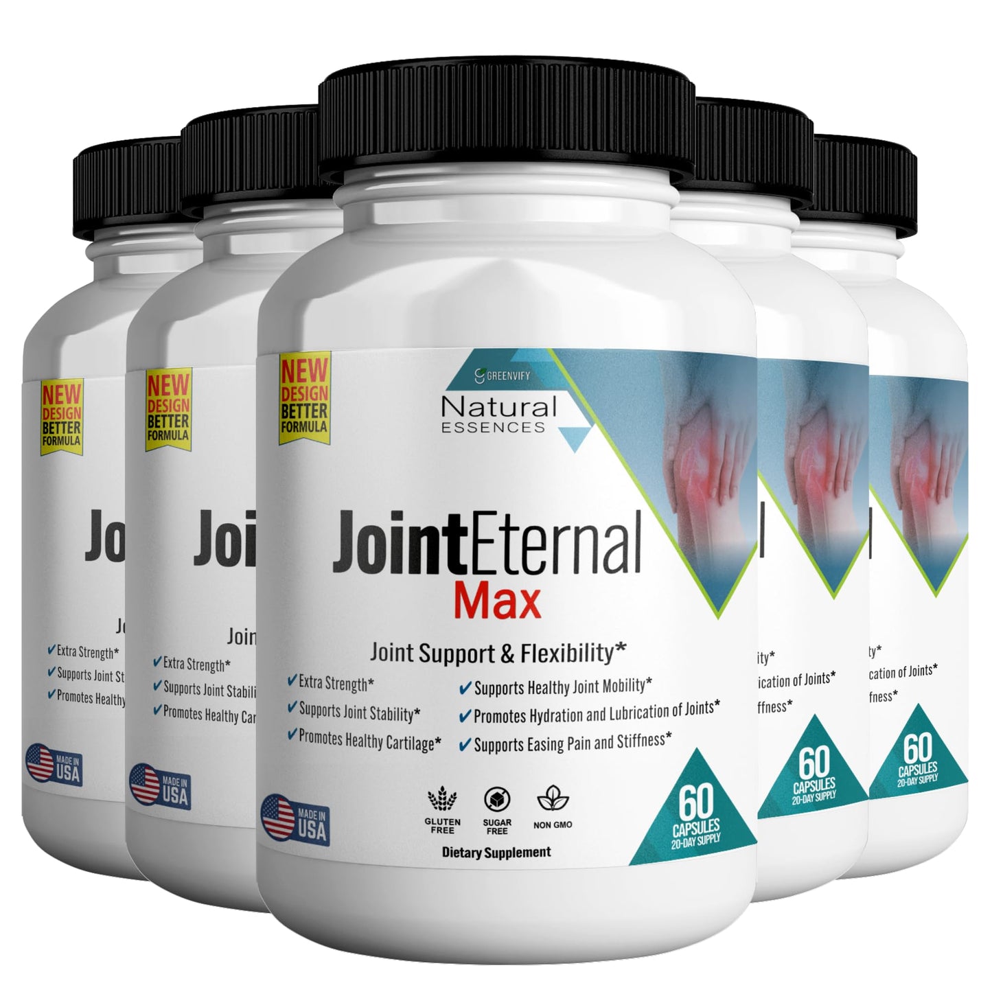 GREENVIFY Joint Eternal Max Natural Essences Natural Joint Support Supplement Capsules 300