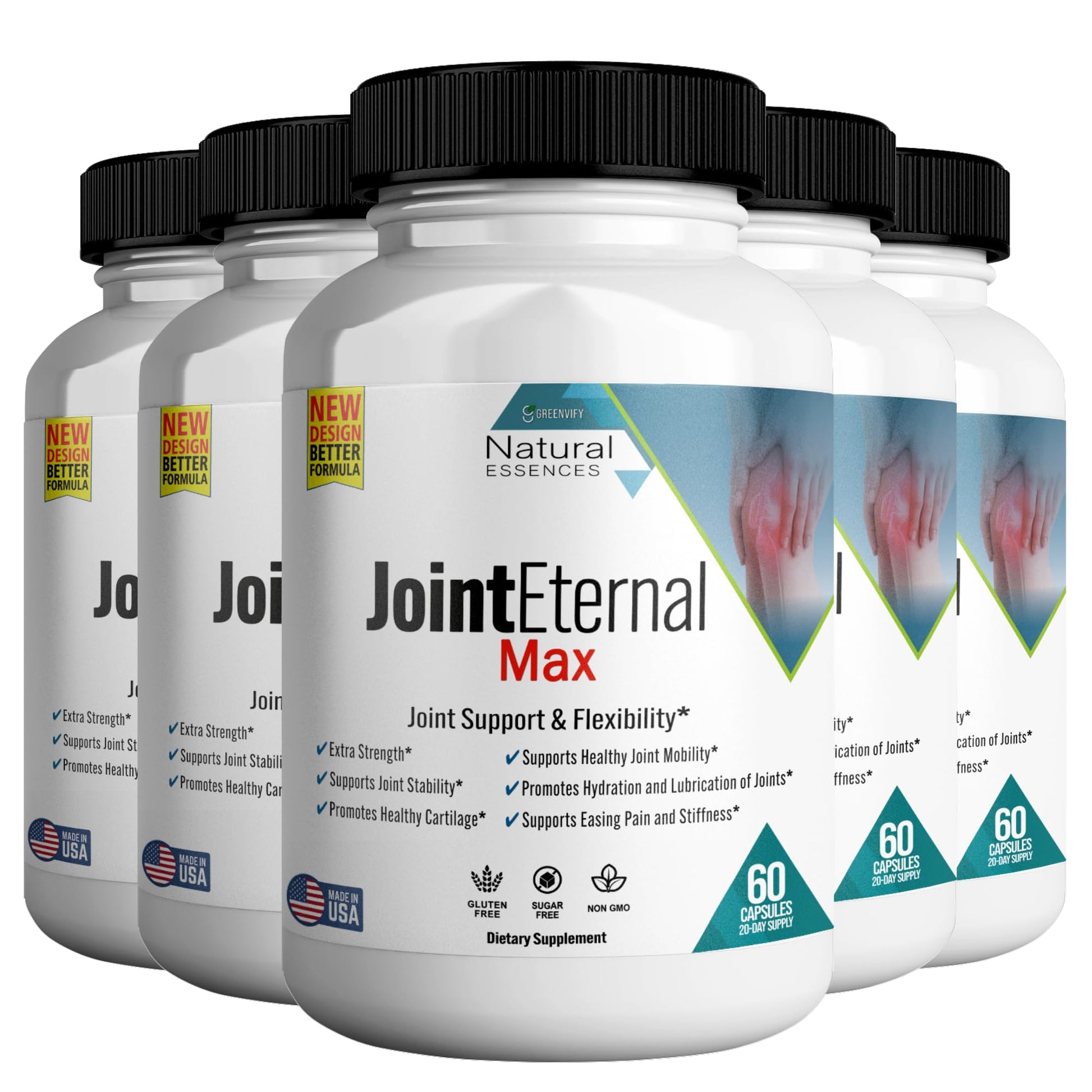 GREENVIFY Joint Eternal Max Natural Essences Natural Joint Support Supplement Capsules 300