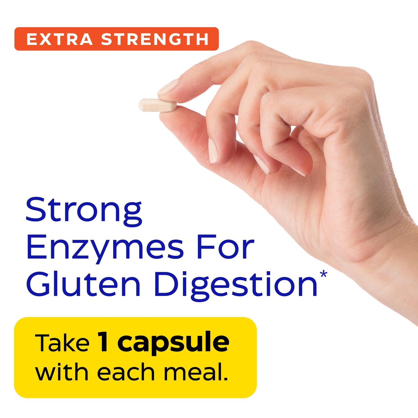 Enzymedica GlutenEase Extra Strength Capsule, 60 Capsules