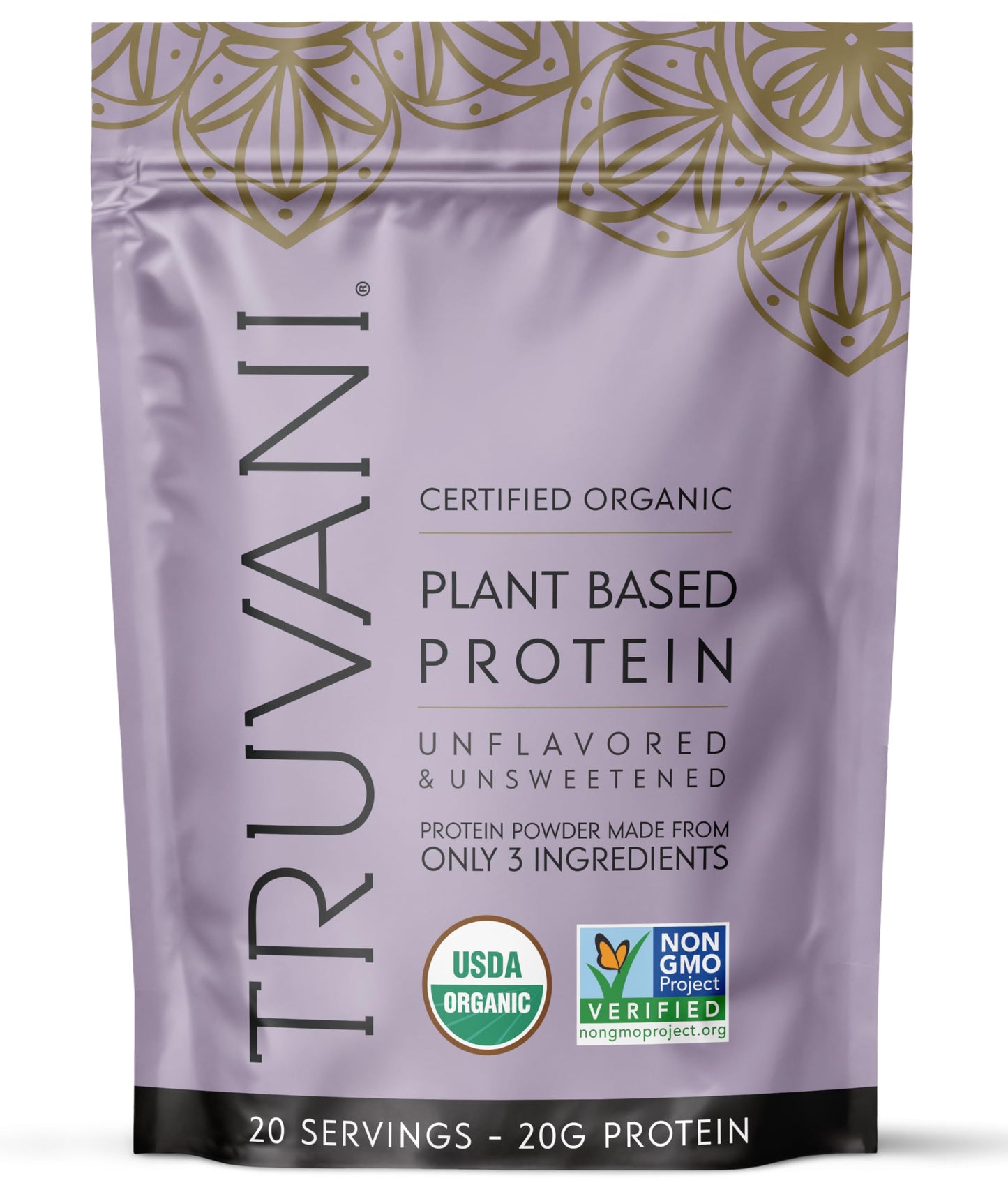 Truvani Pea Protein Powder 20 Servings