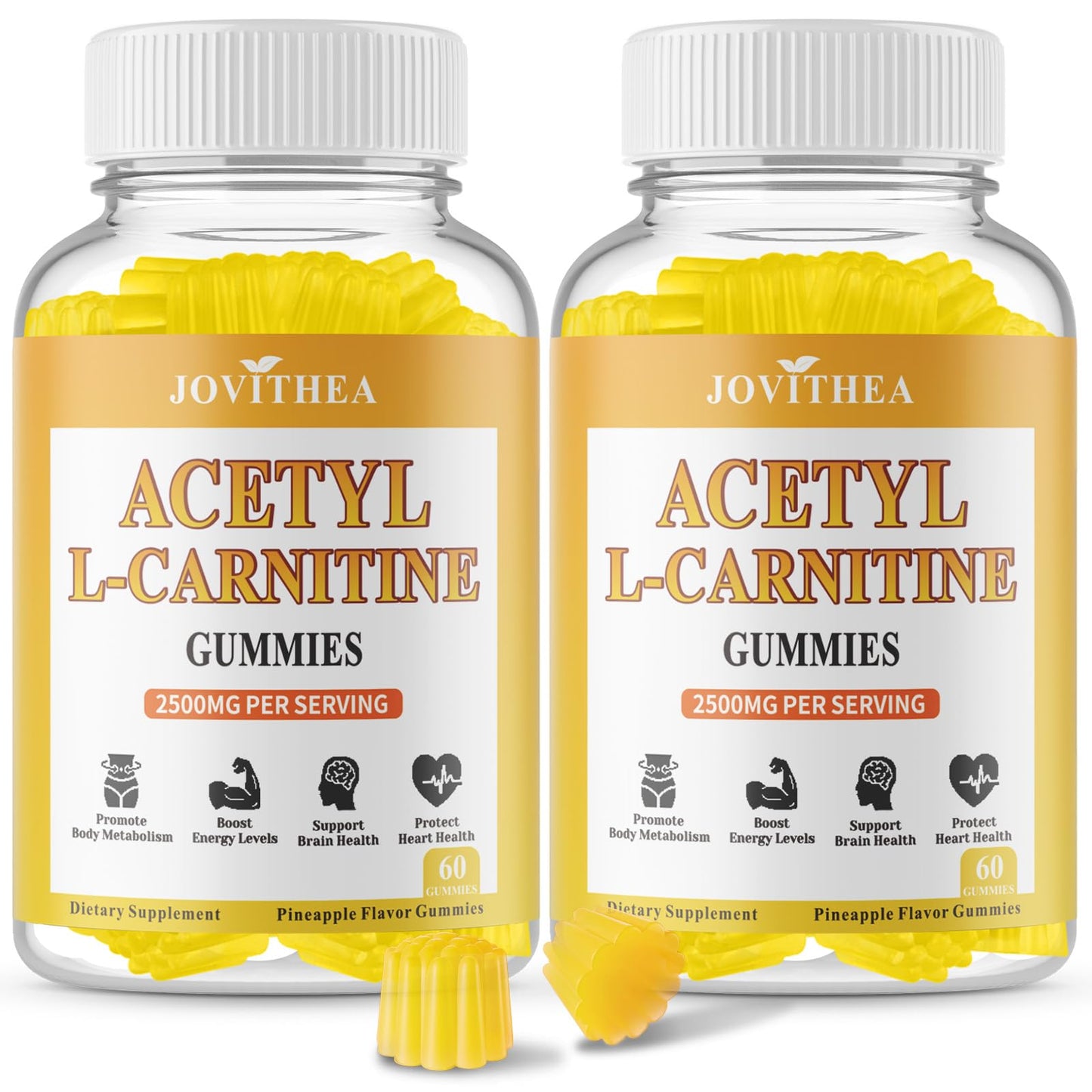 JOVITHEA Acetyl L-Carnitine Gummies 120 Count