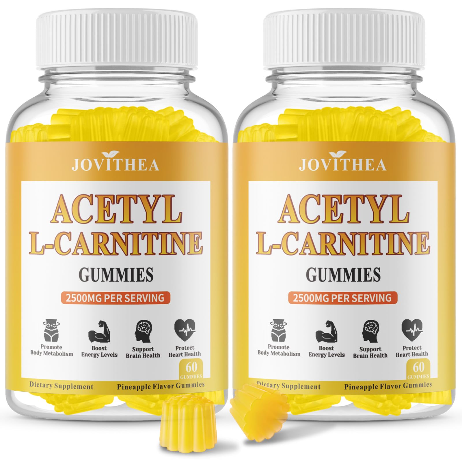 JOVITHEA Acetyl L-Carnitine Gummies 120 Count