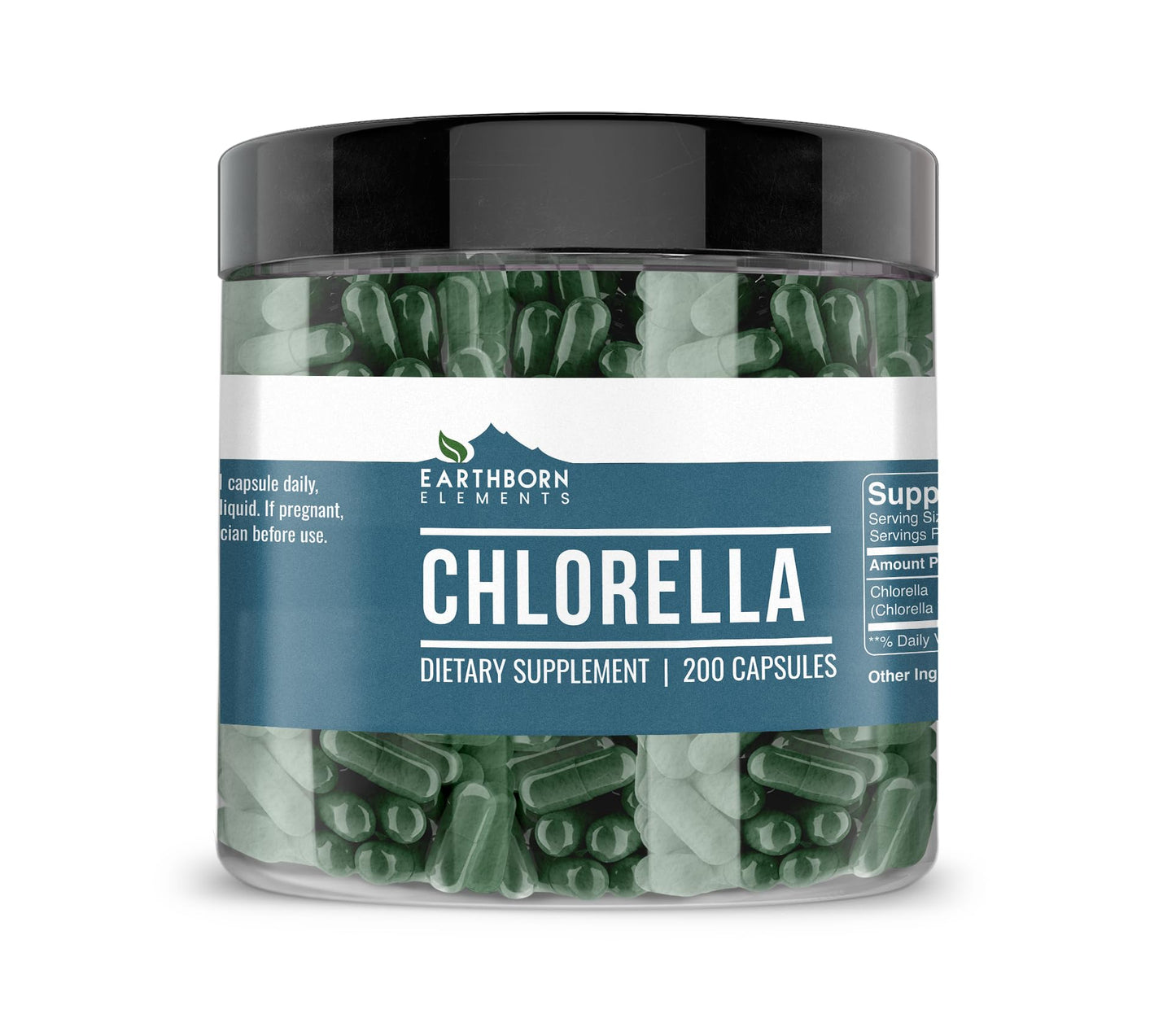 Earthborn Elements Chlorella Capsules 200