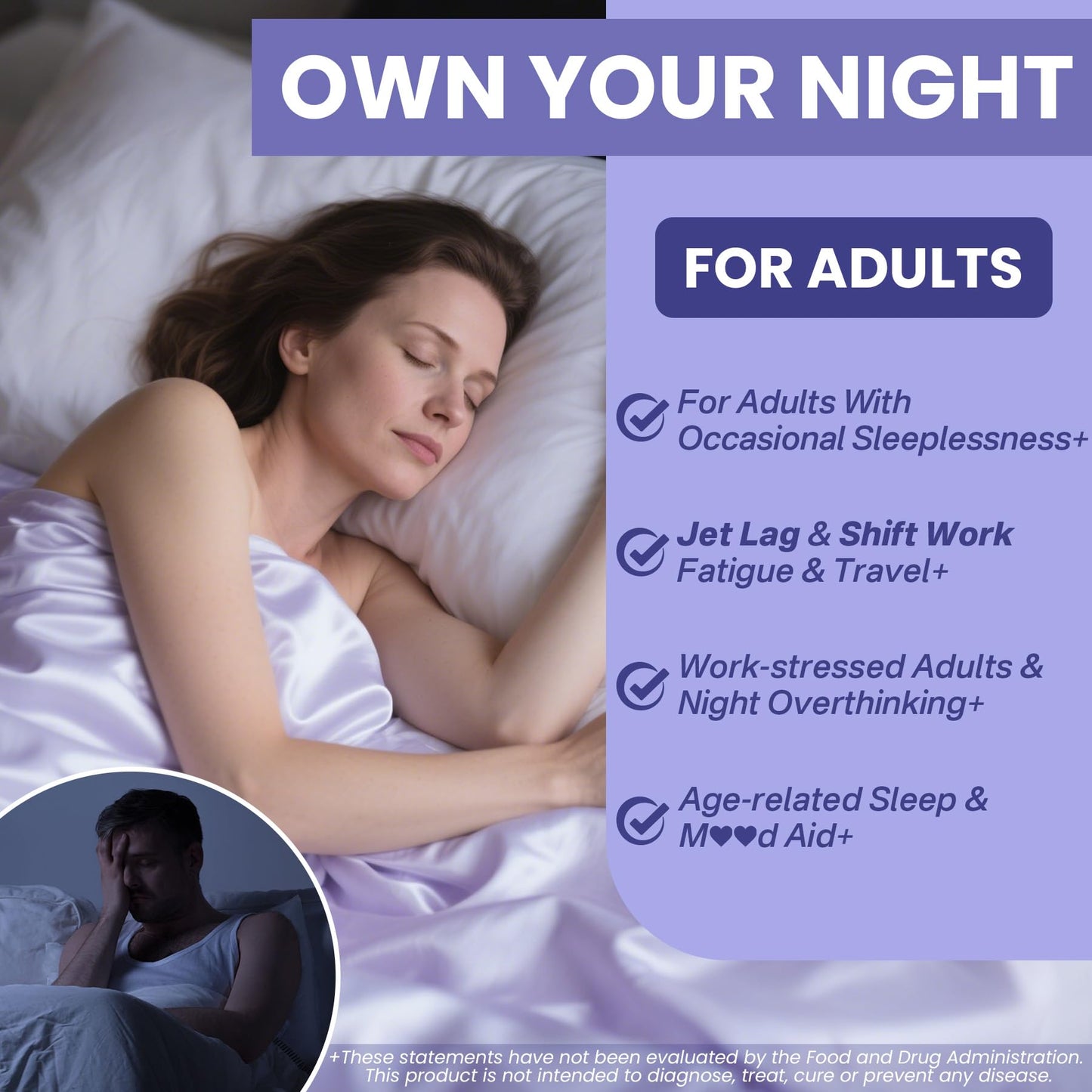 EnvyCure Melatonin Extra Strength Drug Free Sleep Aid for Adults Gummy 120 Count
