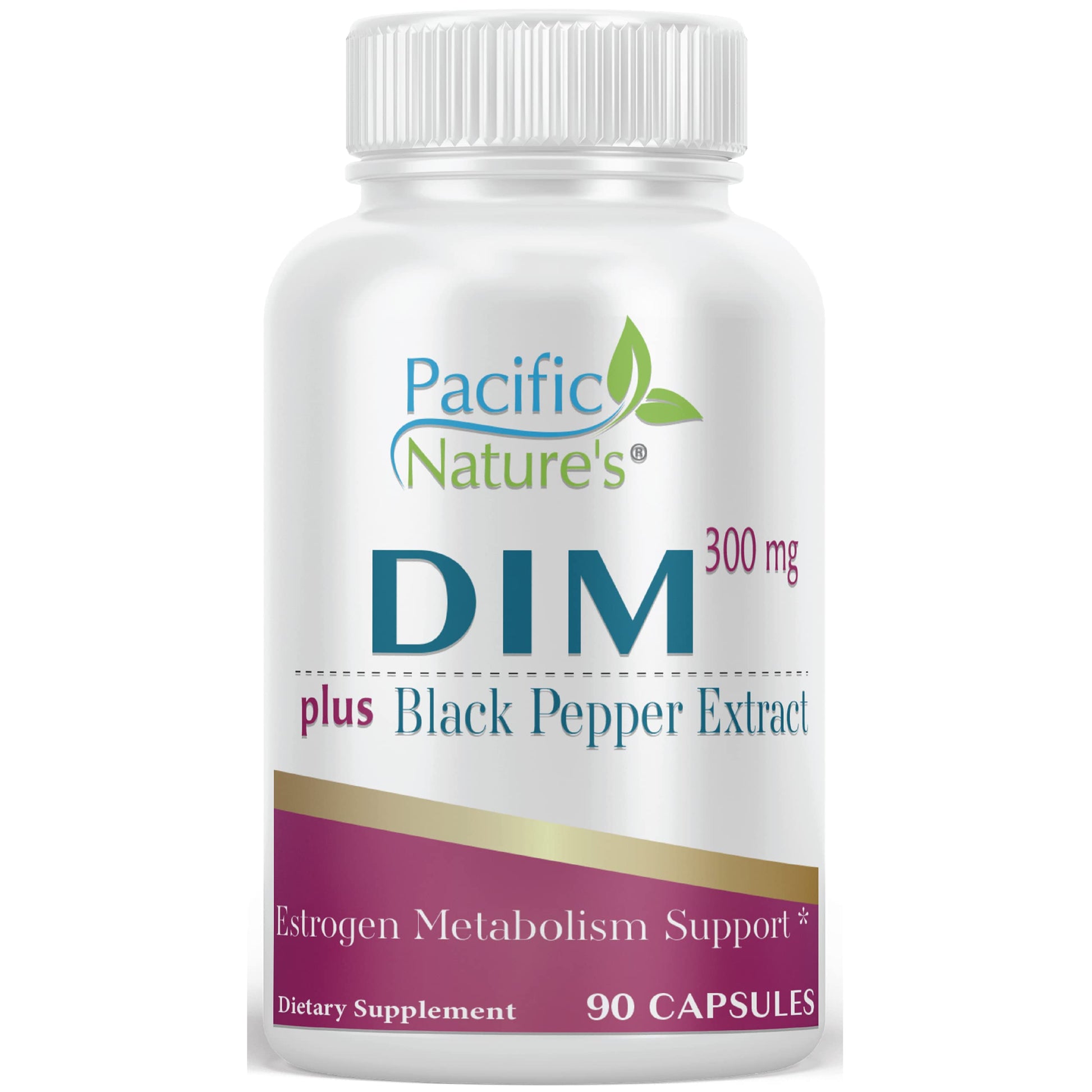 Pacific Nature's DIM 300mg with Black Pepper, 90 Capsules