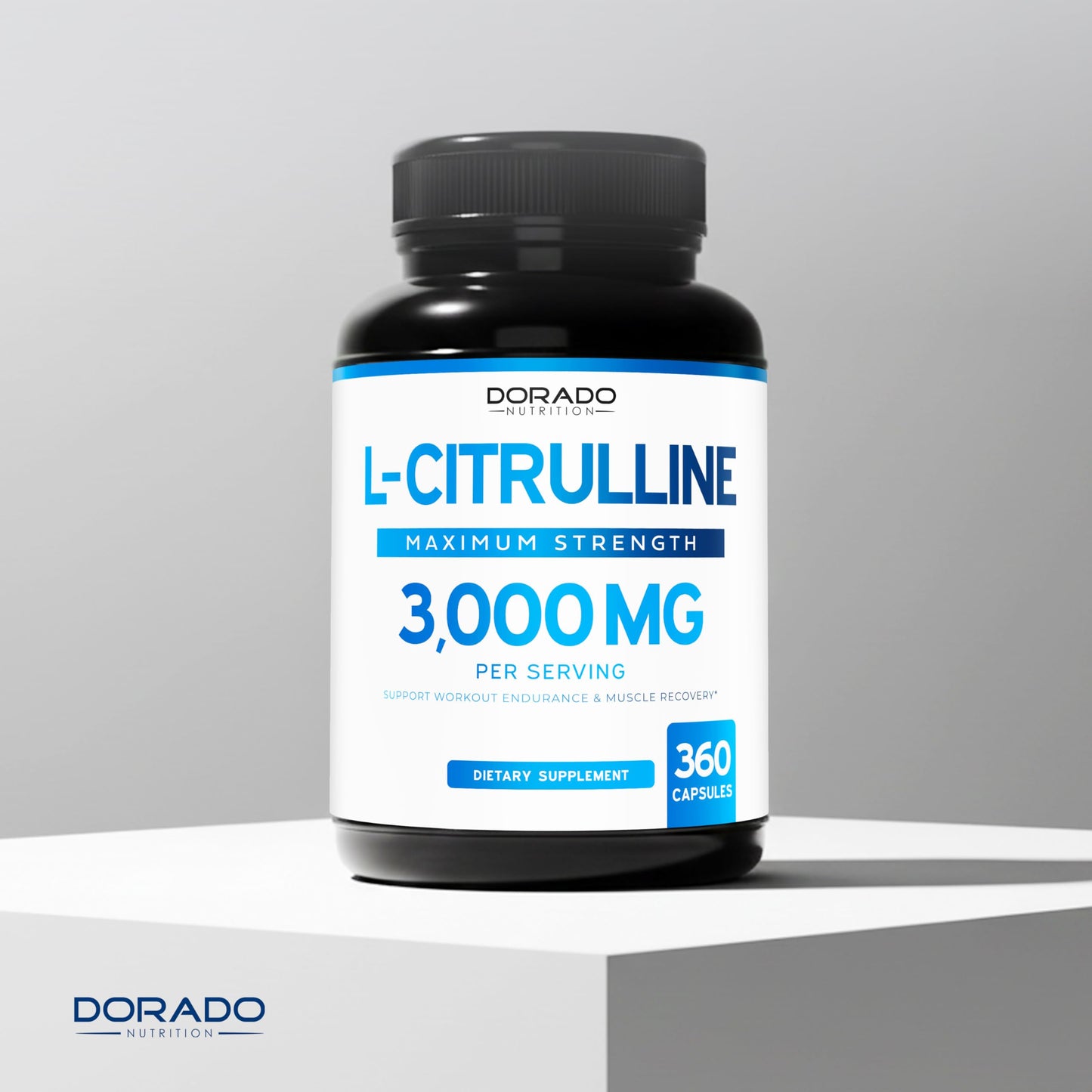 DORADO NUTRITION L-Citrulline 3000mg Supplement 360 Capsules