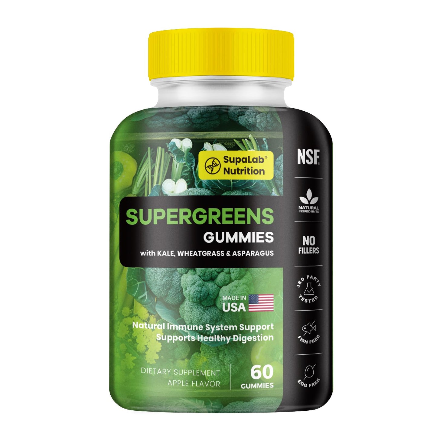 MEGNETA Supergreens Gummies 60 Gummies