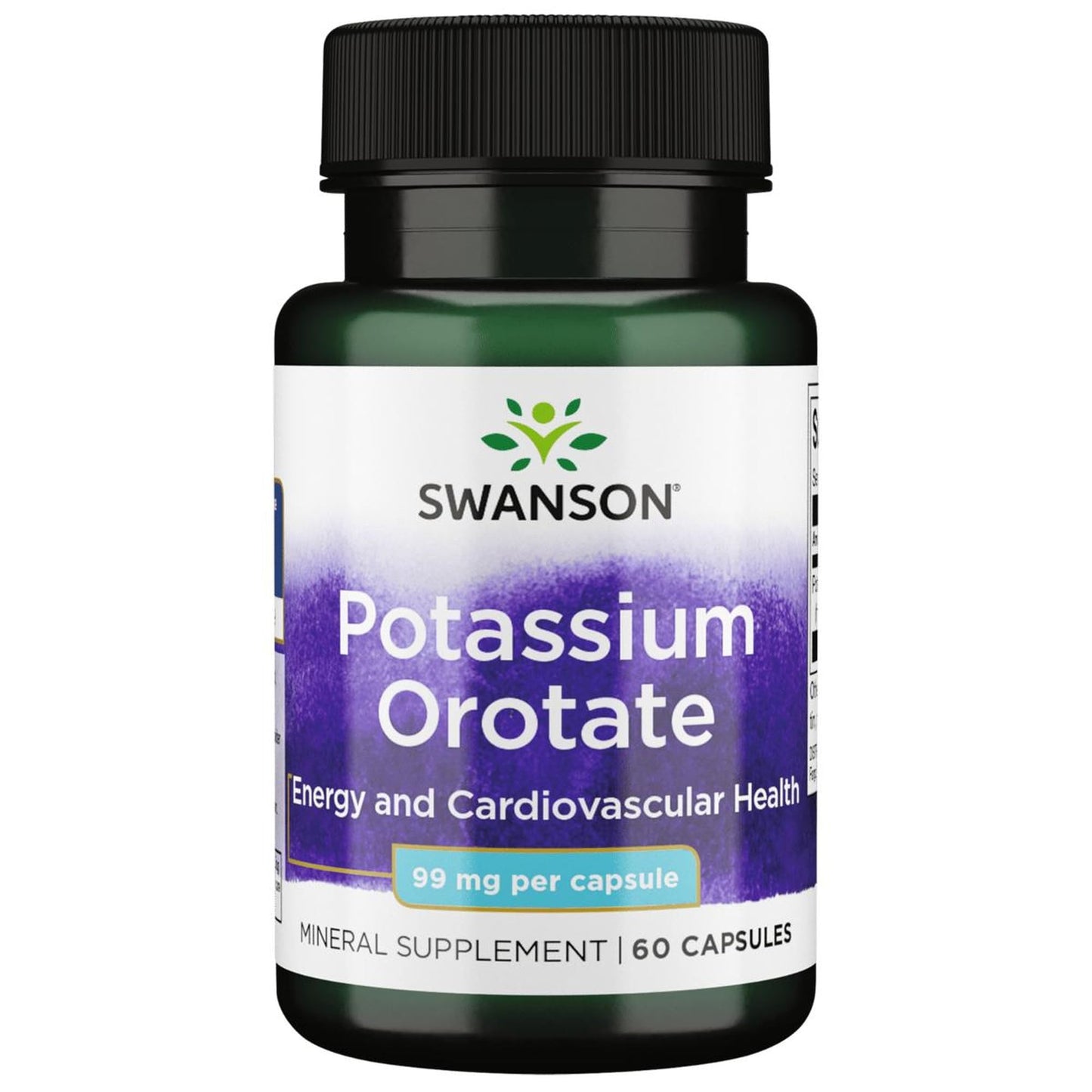 Swanson Potassium Orotate 99 Milligrams, 60 Capsules