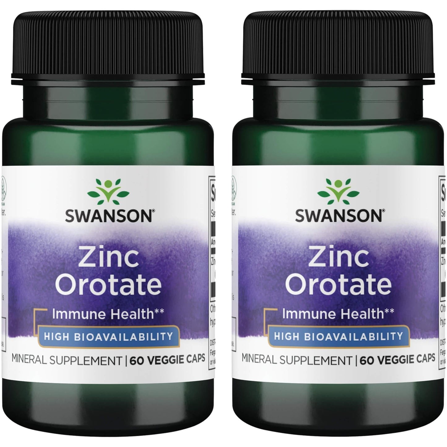 Swanson Zinc Orotate 10 Milligrams Elemental Zinc Capsules 120 Count