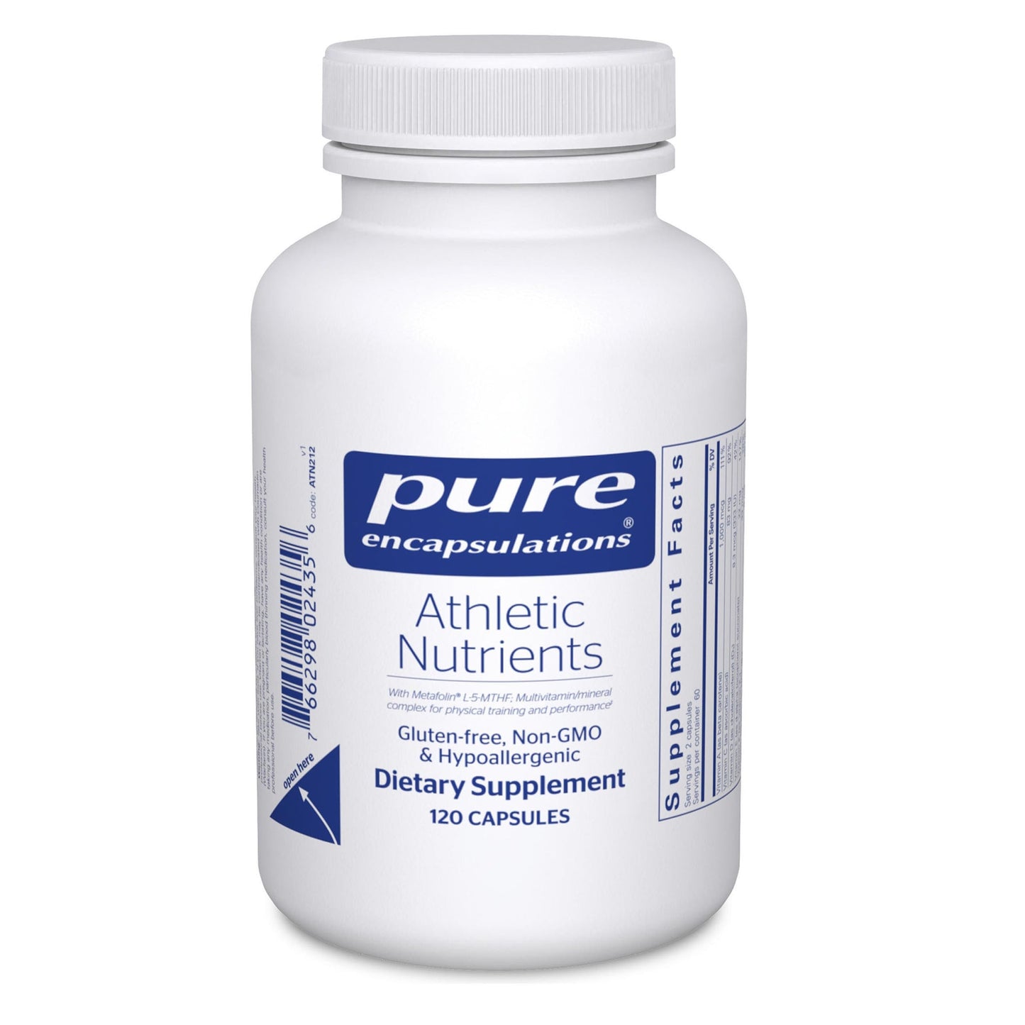 Pure Encapsulations Athletic Nutrients Capsule 120