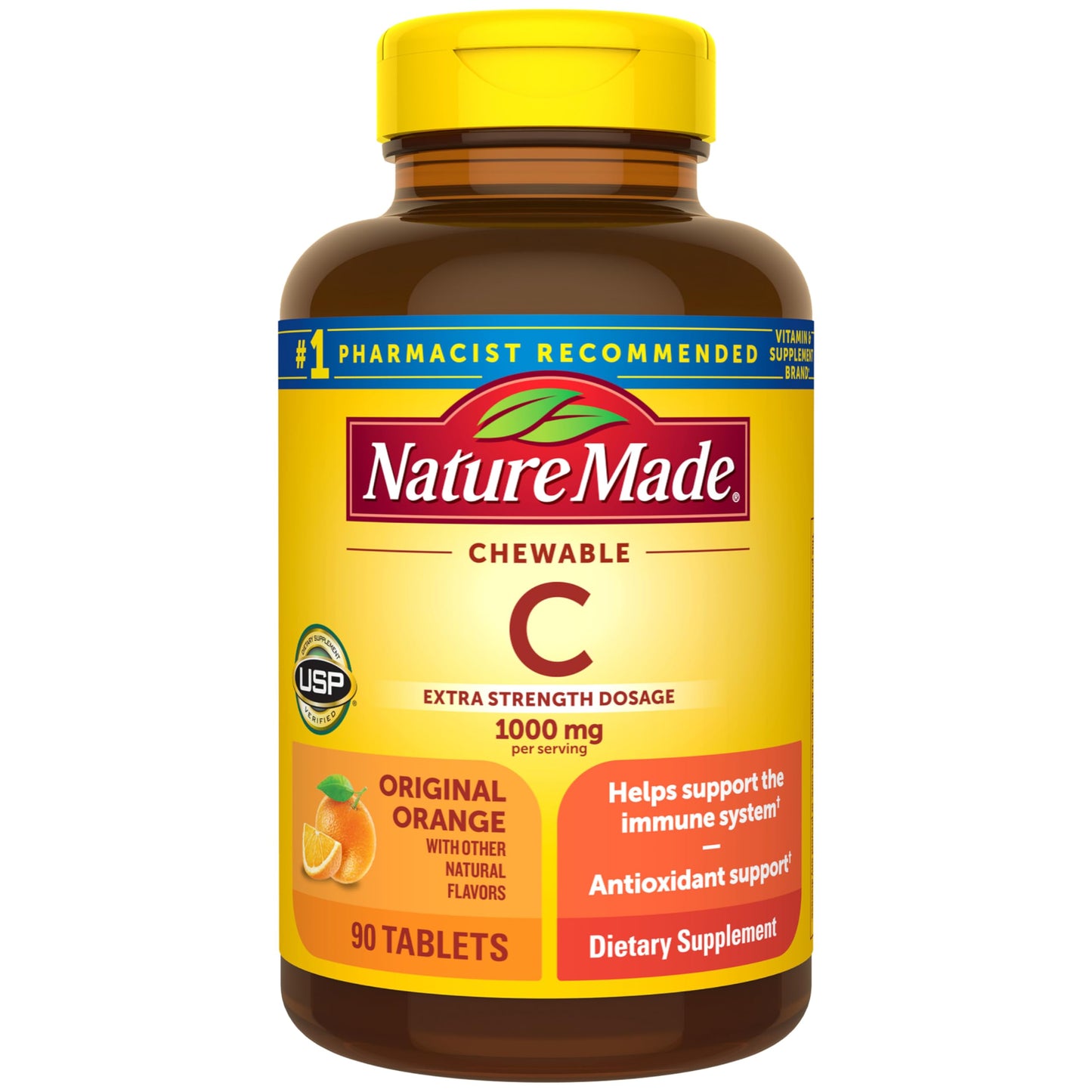 Nature Made Vitamin C 1000 mg Tablet, 90 Tablets