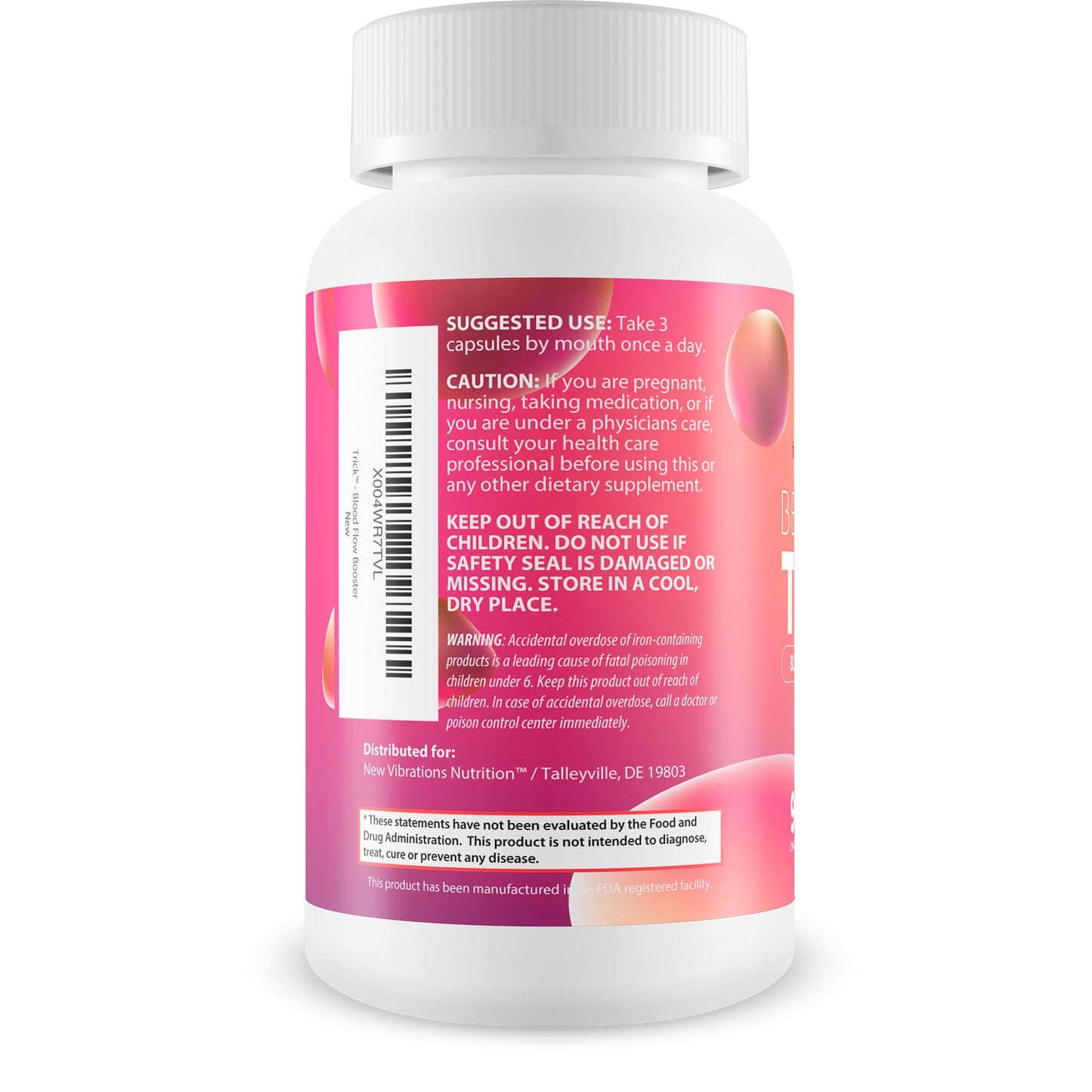 New Vibrations Nutrition Beet Root Trick Capsule, 90 Count