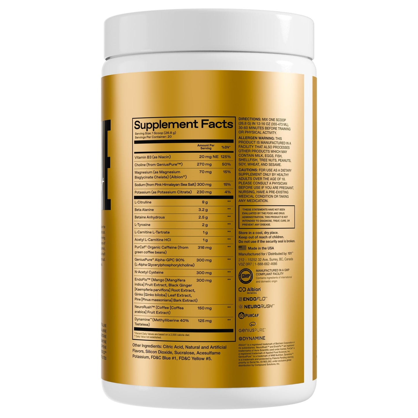 ONE OF ONE Loaded Pre-Workout Powder 18.8