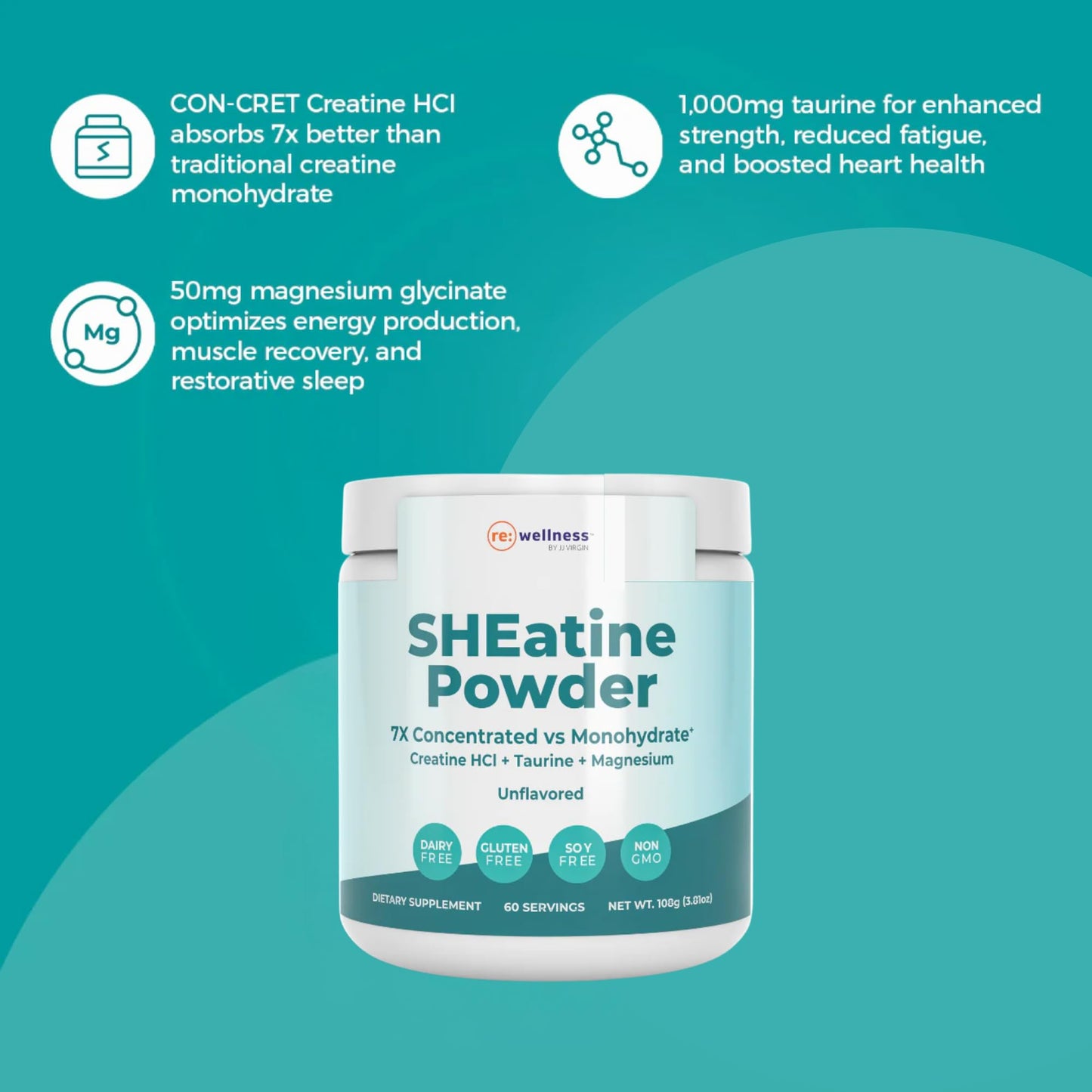 Reignite Wellness SHEatine Powder - 60 Servings