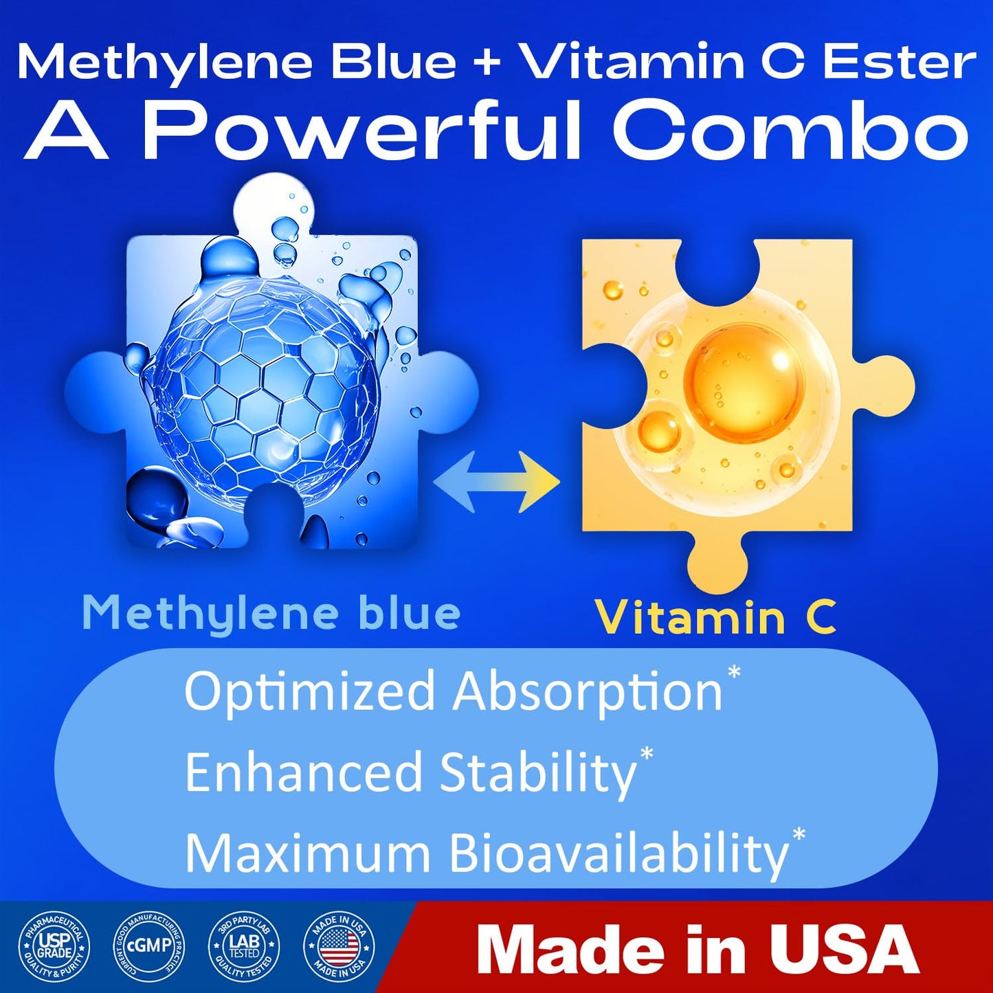 Bluesun Methylene Blue Capsules, 90 Capsules
