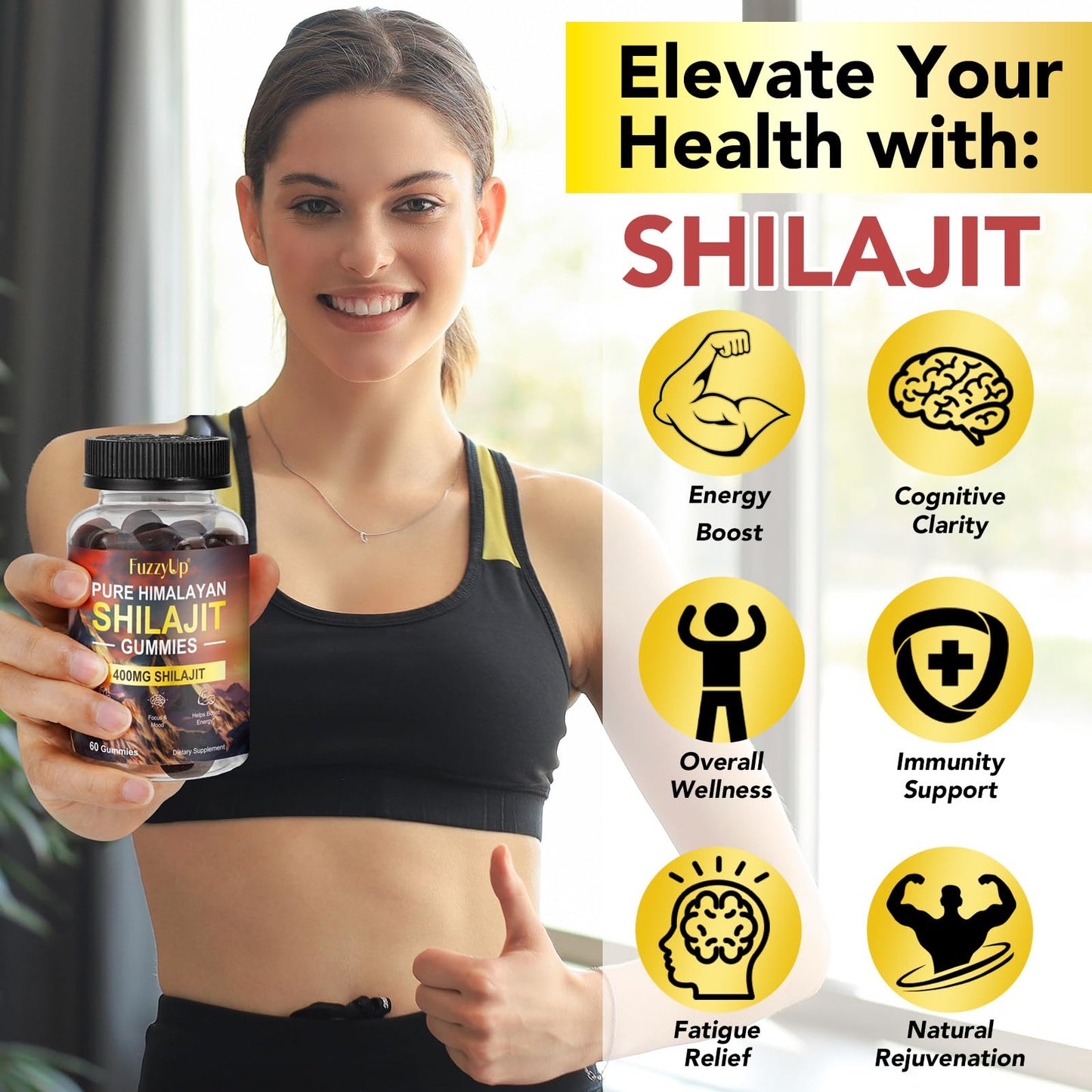 ZhuGuaCo Shilajit Gummies, 60 Count
