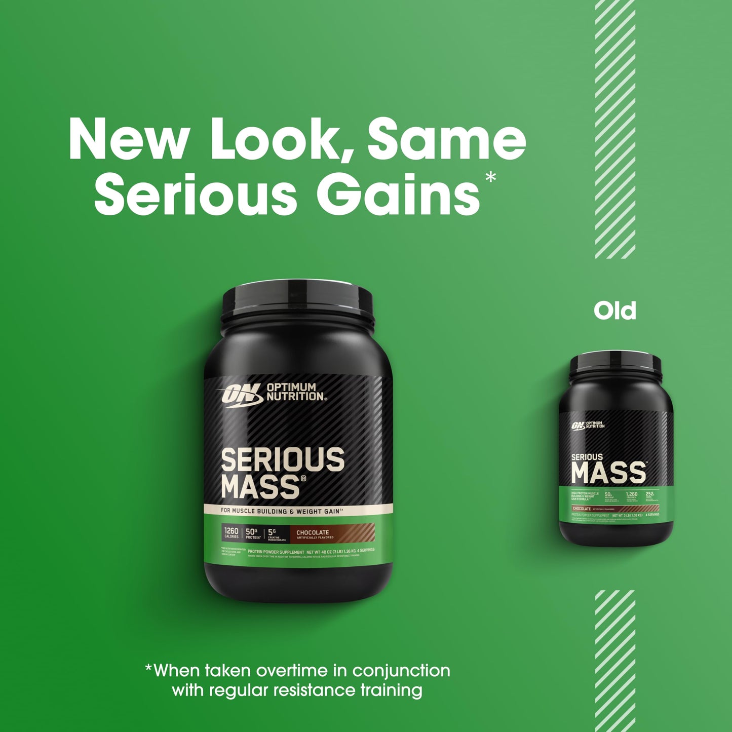 Optimum Nutrition Serious Mass Weight Gainer Protein Powder, 48