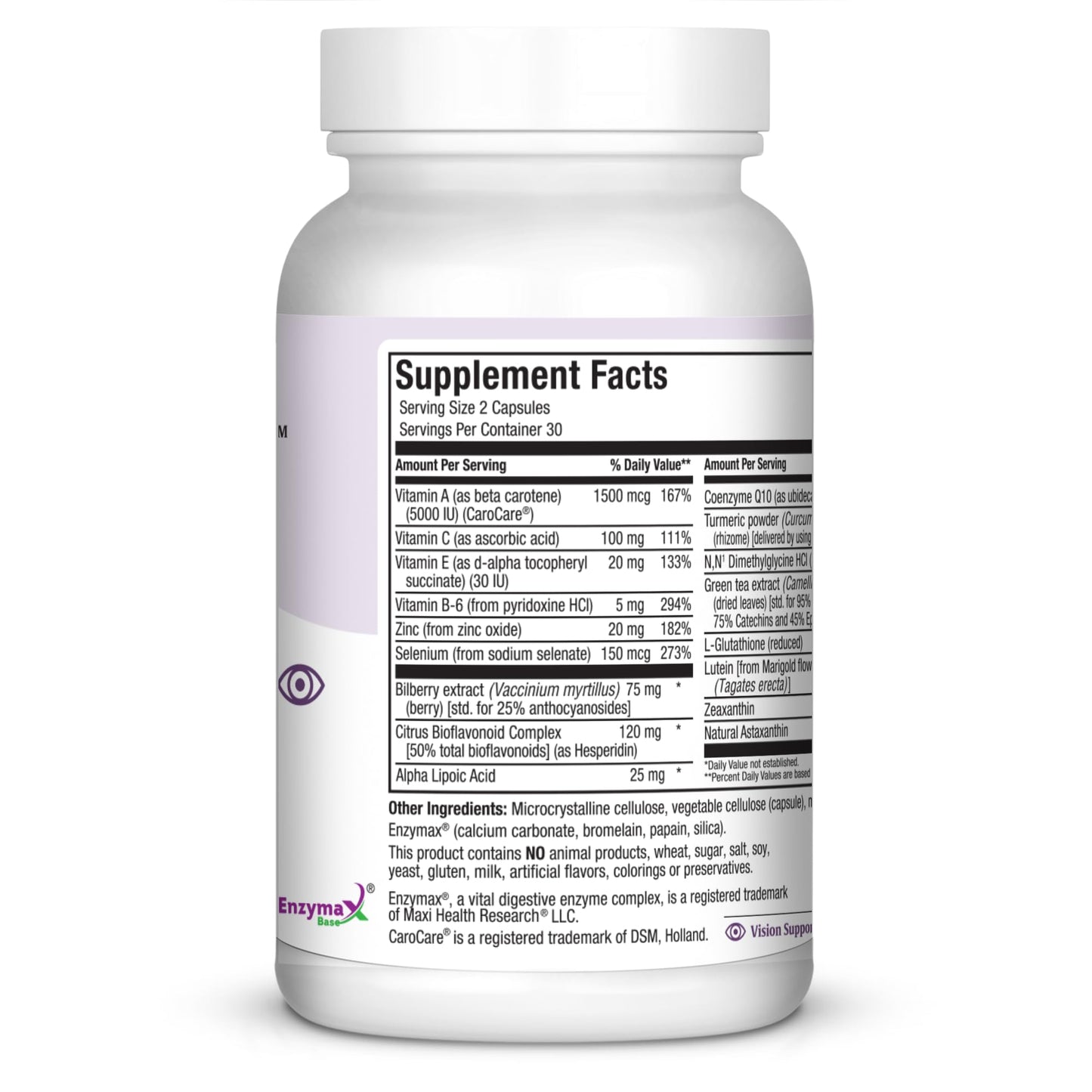 Maxi Health Maxi Vision to The Max Complete Vision Support Capsules, 1 Count