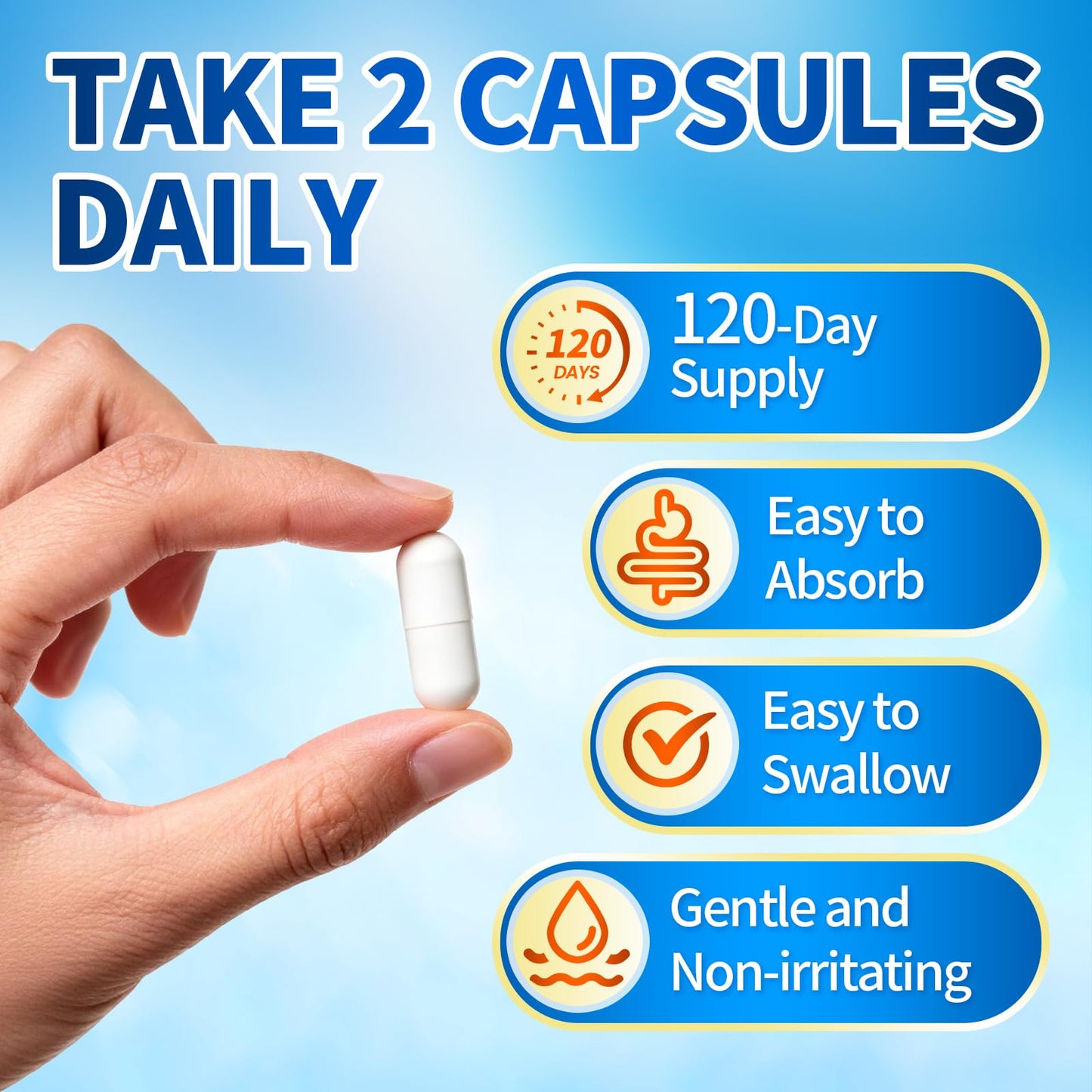 VivoNu Triple Magnesium Complex Capsules, 480 Capsules