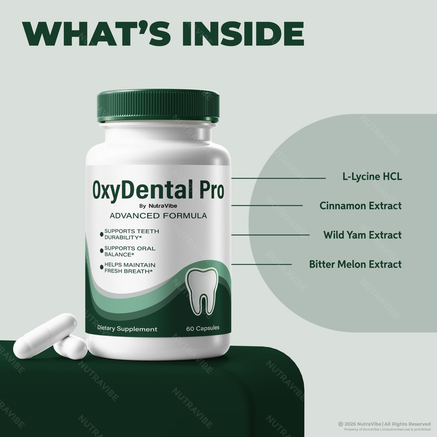 NutraVibe OxyDental Pro 120 Capsules