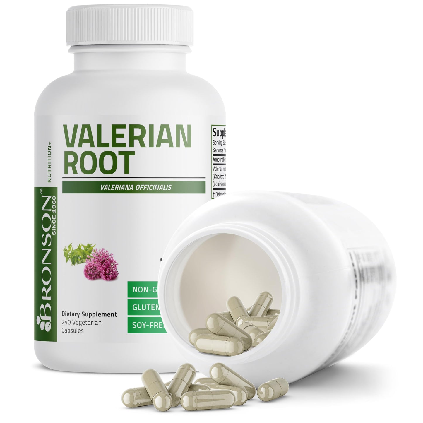 Bronson Valerian Root Sleep & Relaxation Support Capsules 240