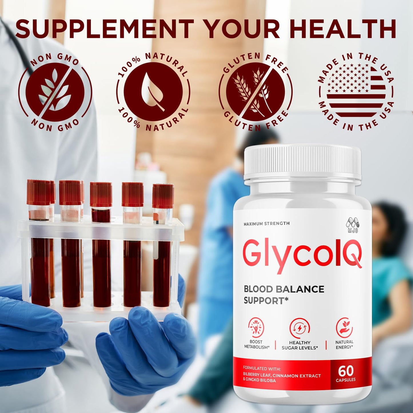 MJO Glyco IQ Capsules 300 Capsules