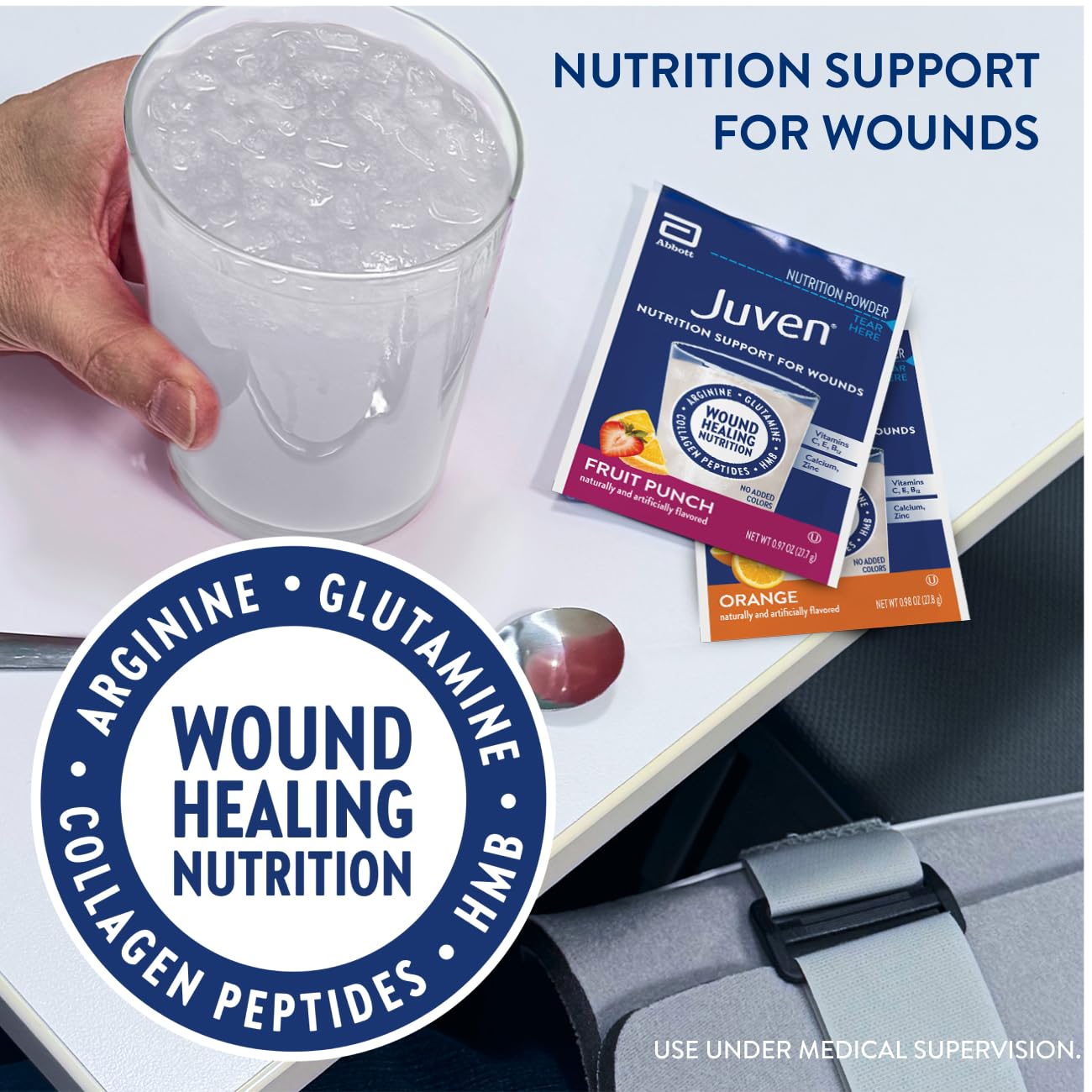 Juven Nutrition Support for Wound Healing Powder, 30 Count