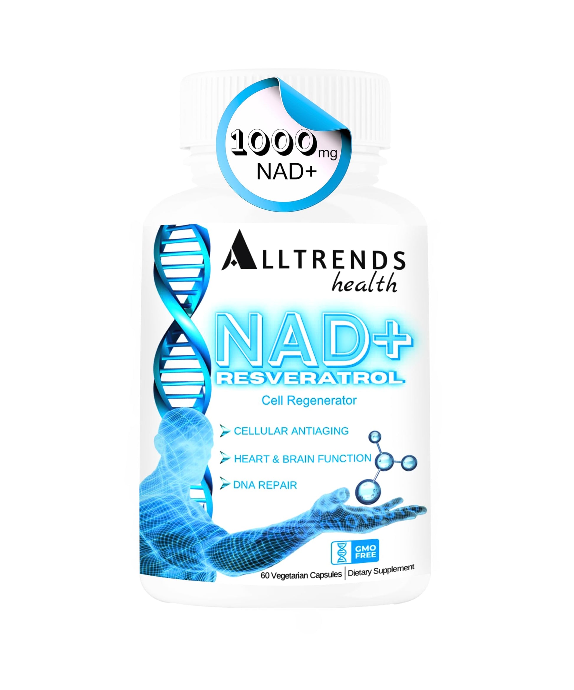 ALLTRENDS Health NAD Supplement 60 Capsules
