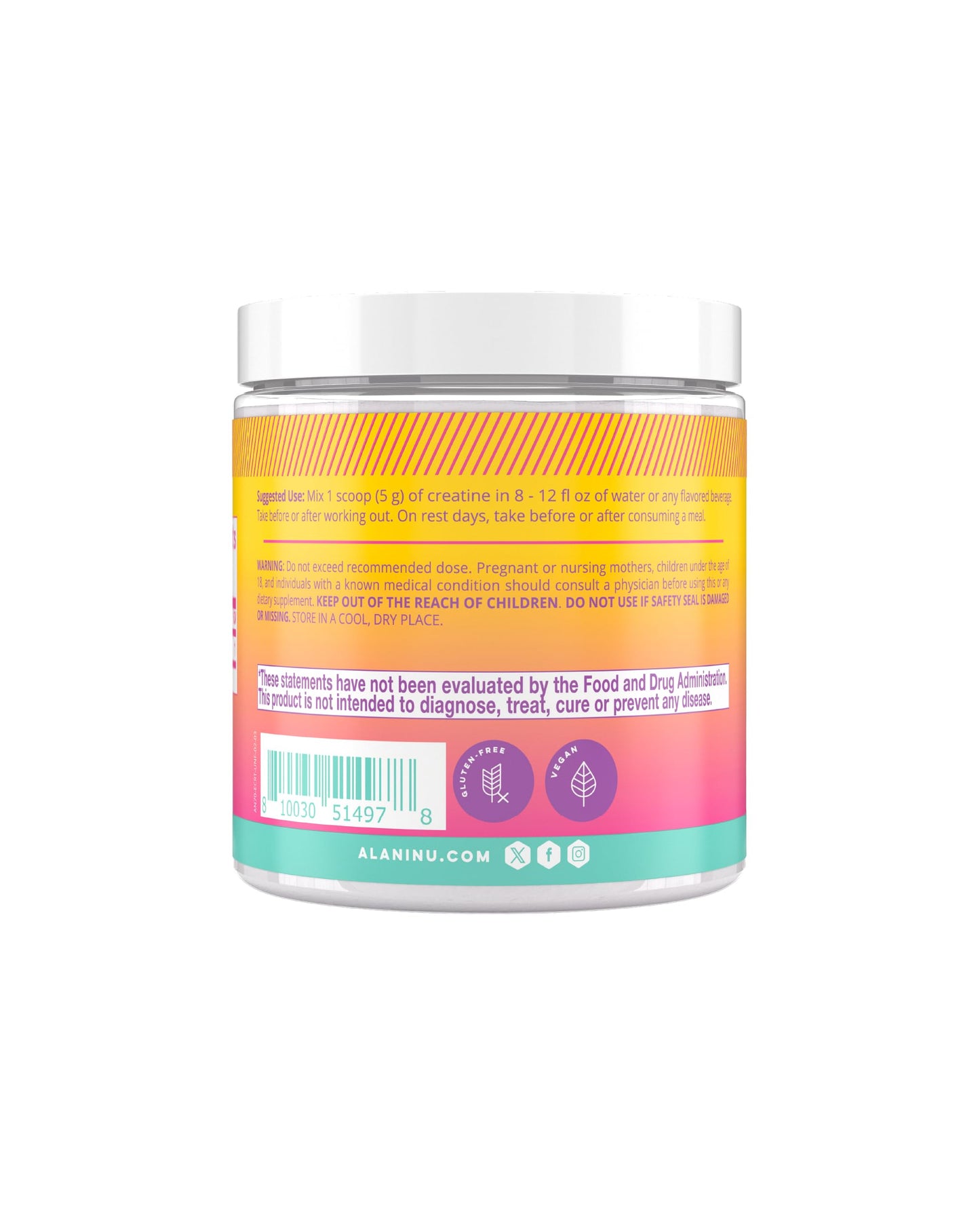 Alani Nu Creatine Monohydrate Powder 5.29 Ounce