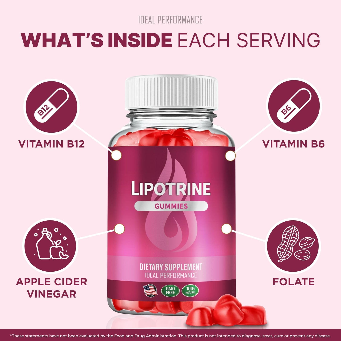 IDEAL PERFORMANCE Lipotrine Gummies 300 Gummies